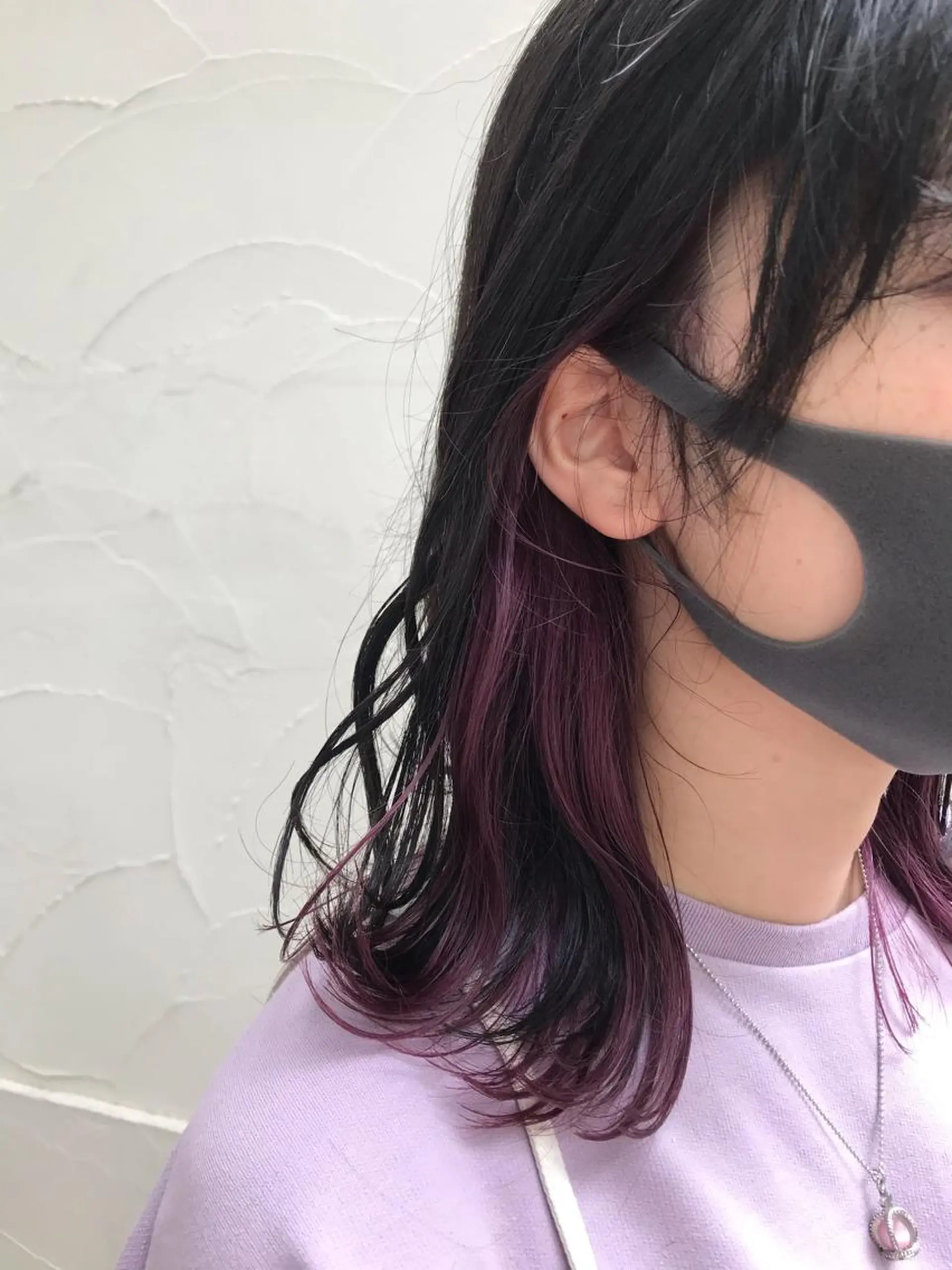 ロング カラー CYAN.矢場町店所属・三代 ゆりあのヘアスタイル