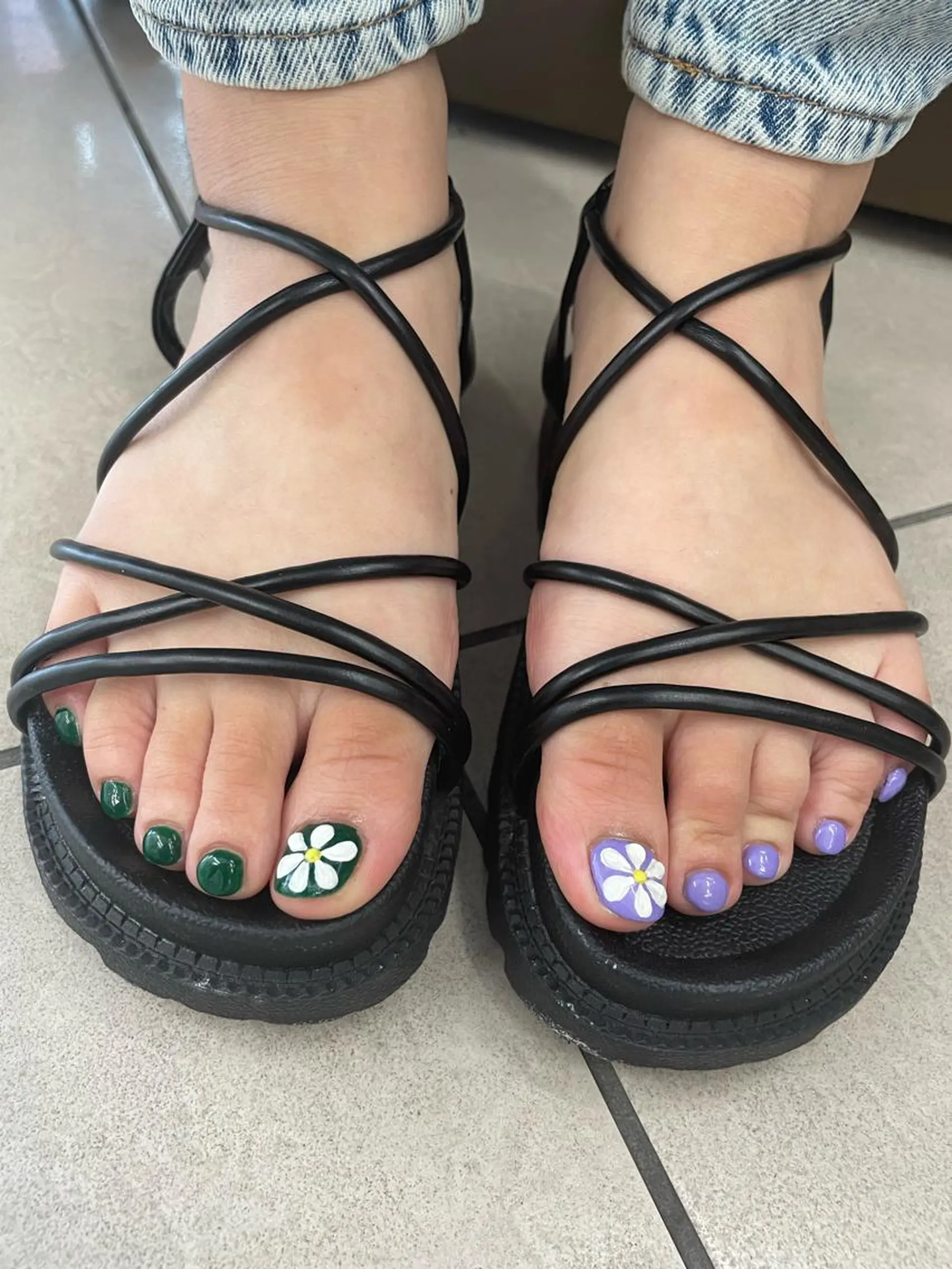 ネイル フットネイル 個性派ネイル 🌼 ハルカ ♡のマツエク・マツパデザイン