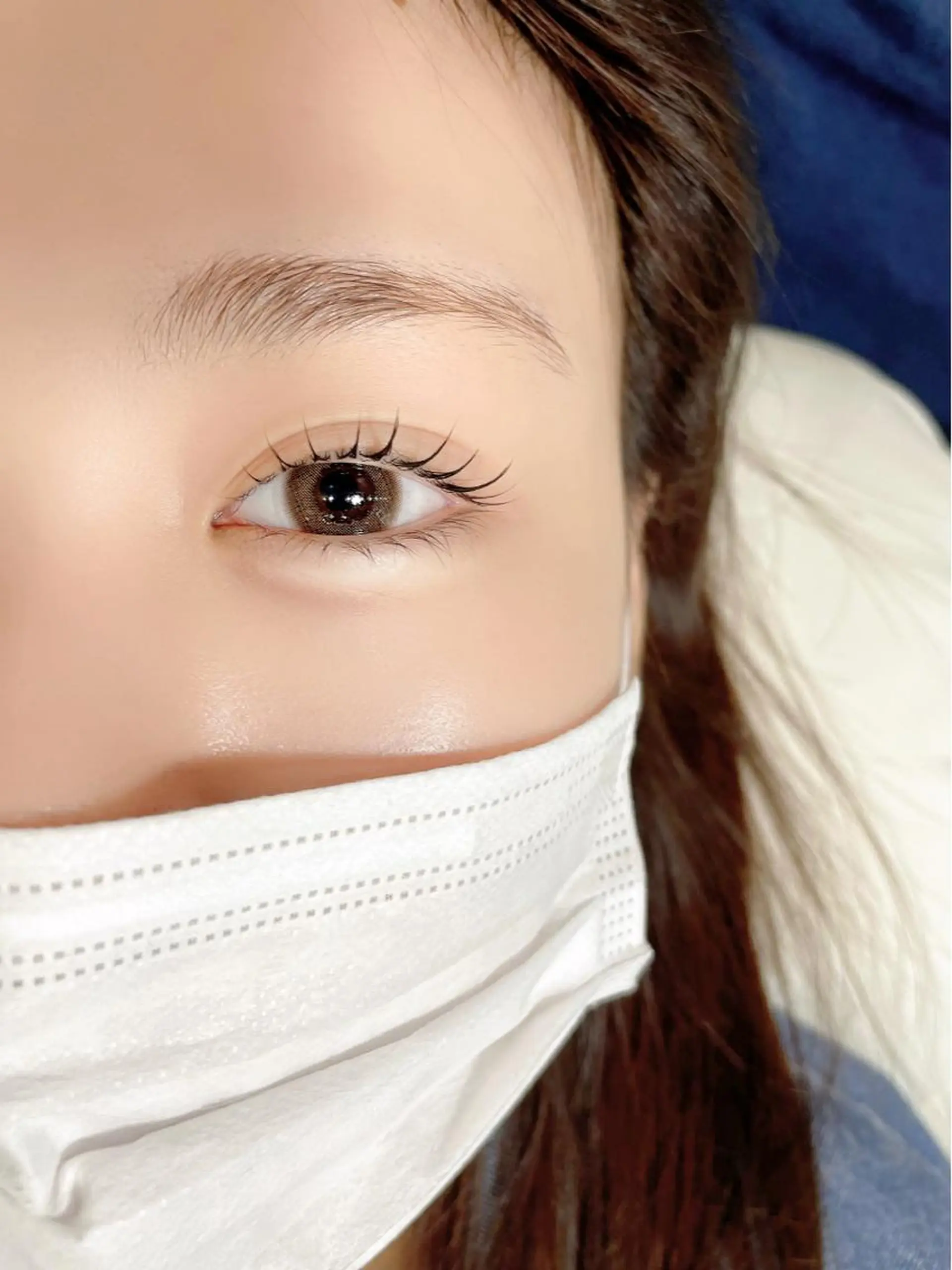 マツエク・マツパ 束感まつ毛 🫧fein. 𝙖𝙣𝙣.🤍のマツエク・マツパデザイン