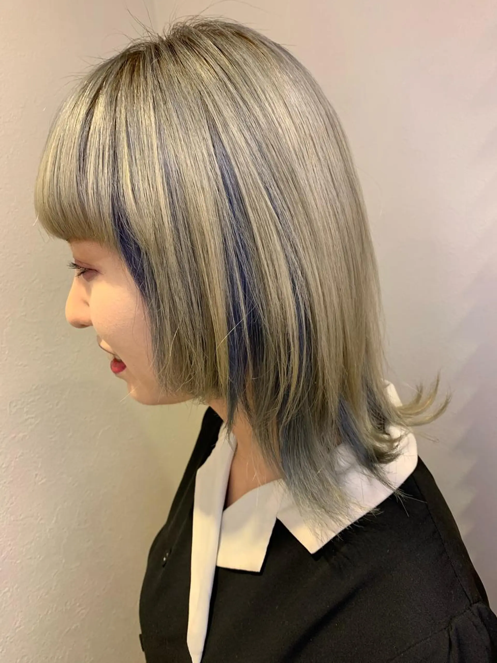 セミロング カラー ヘアアレンジ 髪質改善/縮毛/新宿 🫧SUZUKA🫧のヘアスタイル