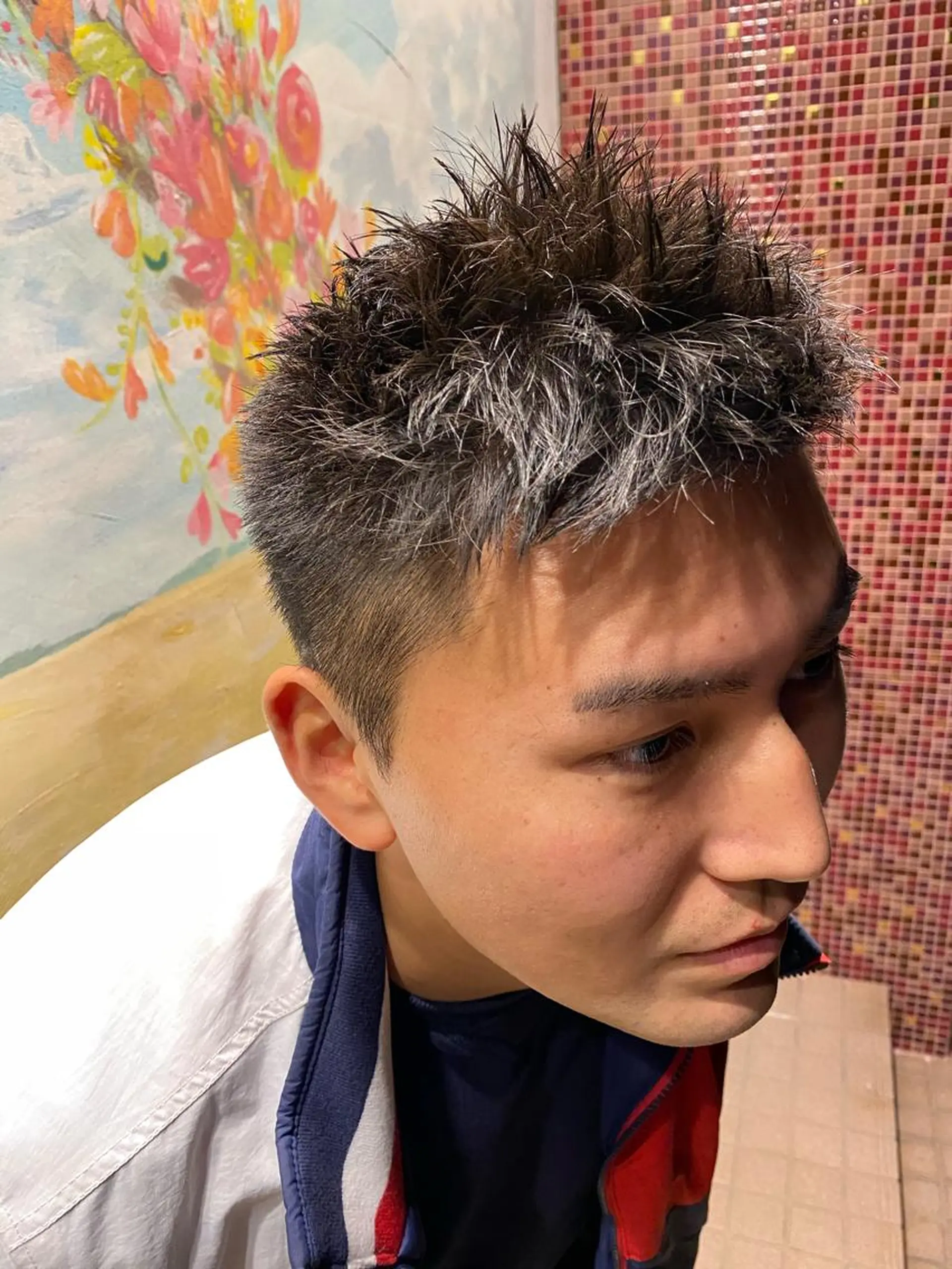 メンズ サロンド・かわの所属・岡野 咲絢【Saaya.】のヘアスタイル