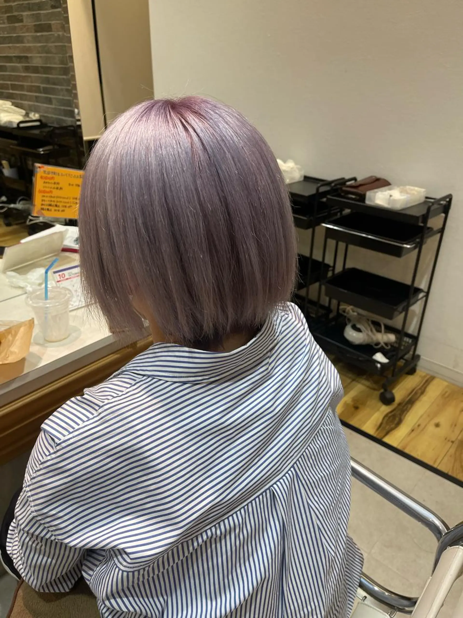 ショート カラー ヘアカラー enn.bleach by t.a.g所属・碇山 楓己のヘアスタイル