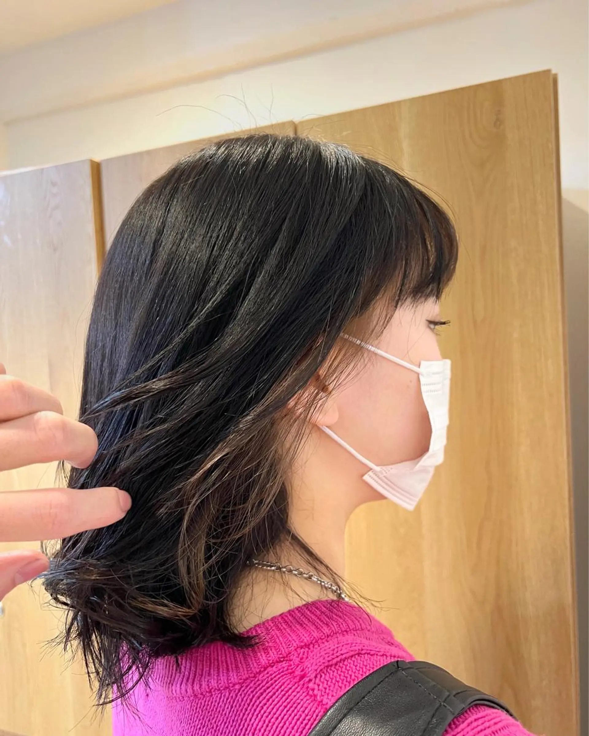 ミディアム カラー 神戸ボブ✂️ ioe三宮/田 伸佳のヘアスタイル