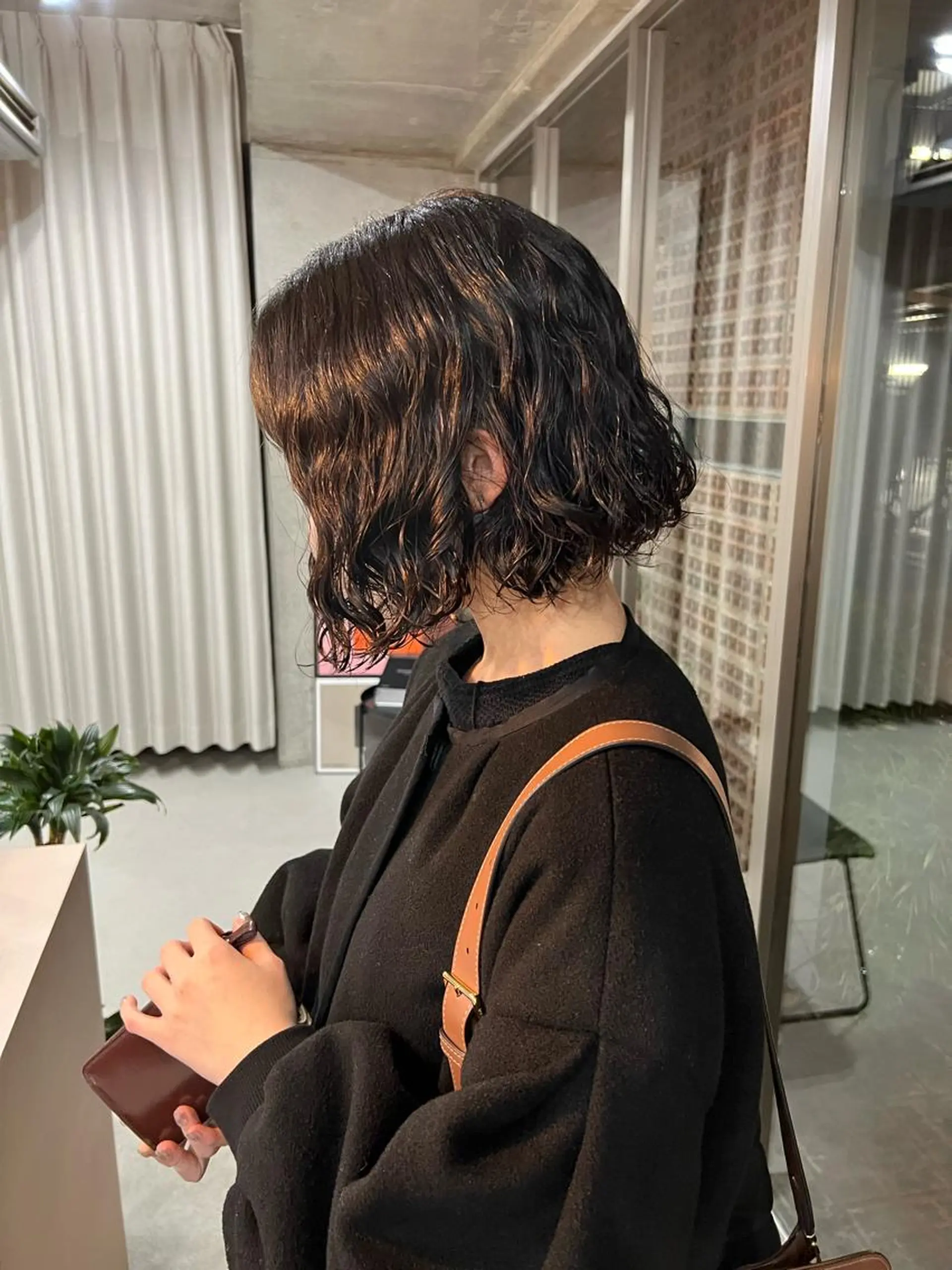 パーマ ボブパーマコテ巻き風 パーマNo1深江秀平のヘアスタイル