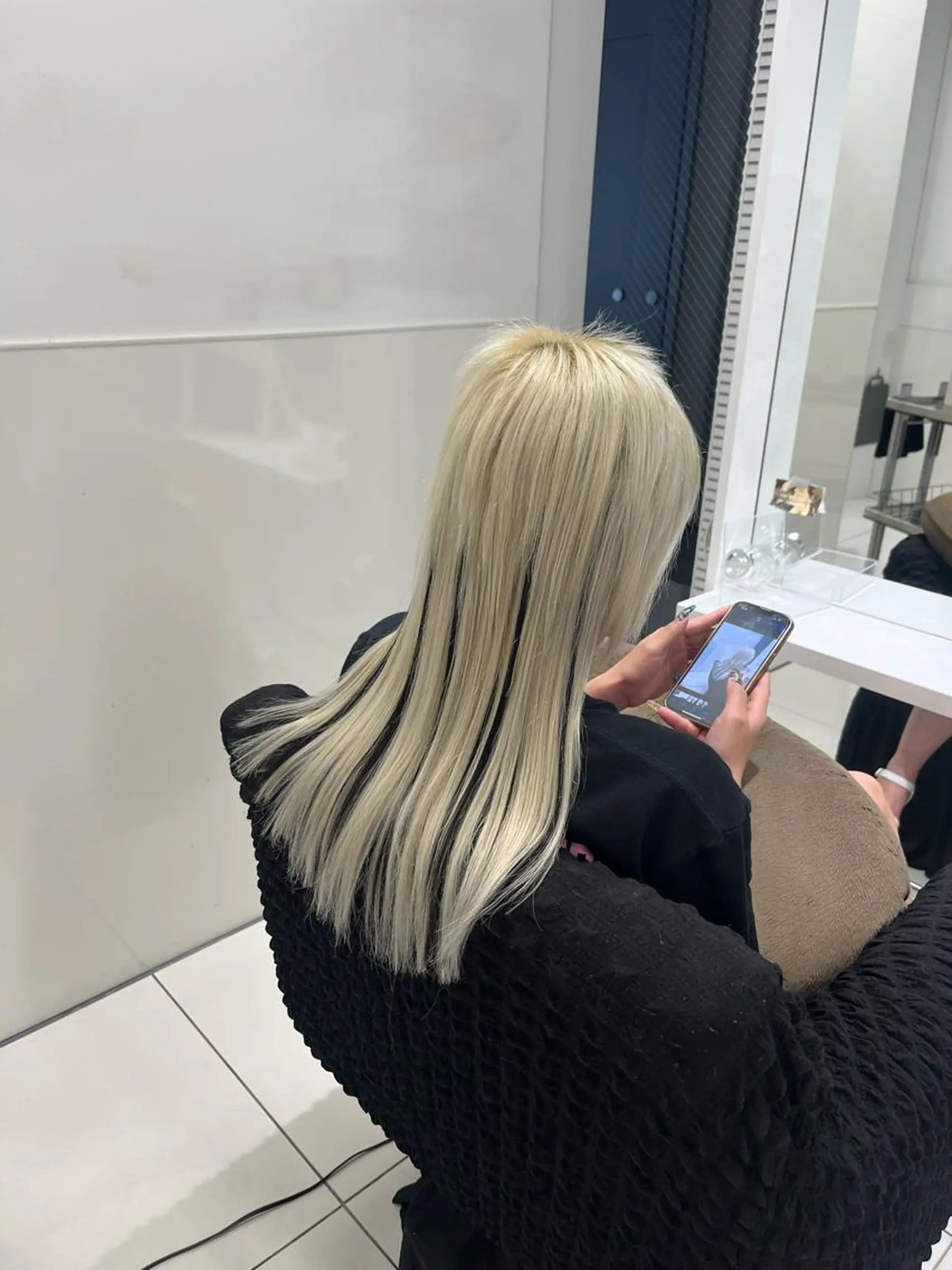 ミディアム その他 りおな/エクステ /ミルクティーカラーのヘアスタイル