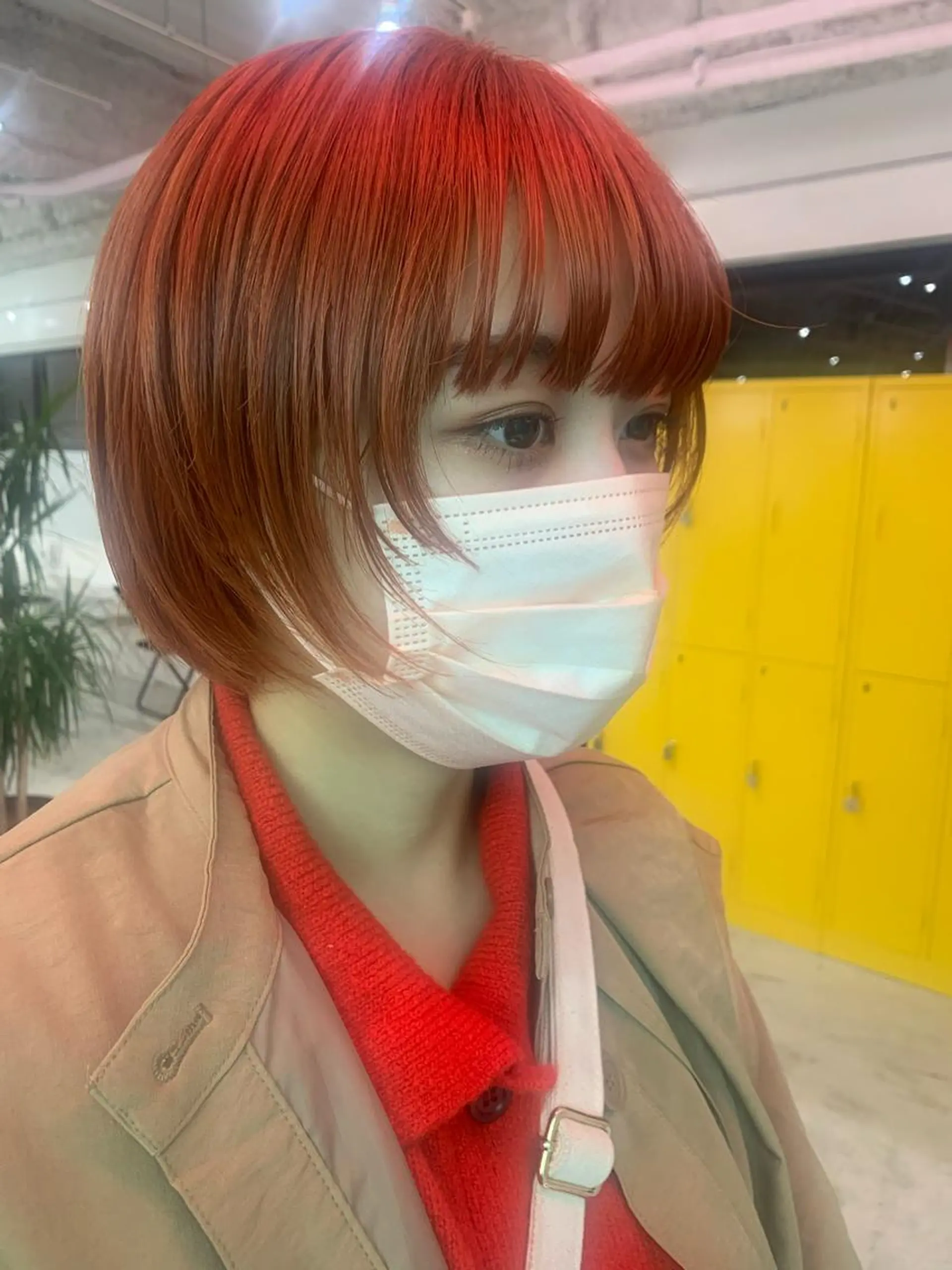 カラー ヘアアレンジ 🧨ブリーチー×ボブ レイヤー💎じゅえるのヘアスタイル