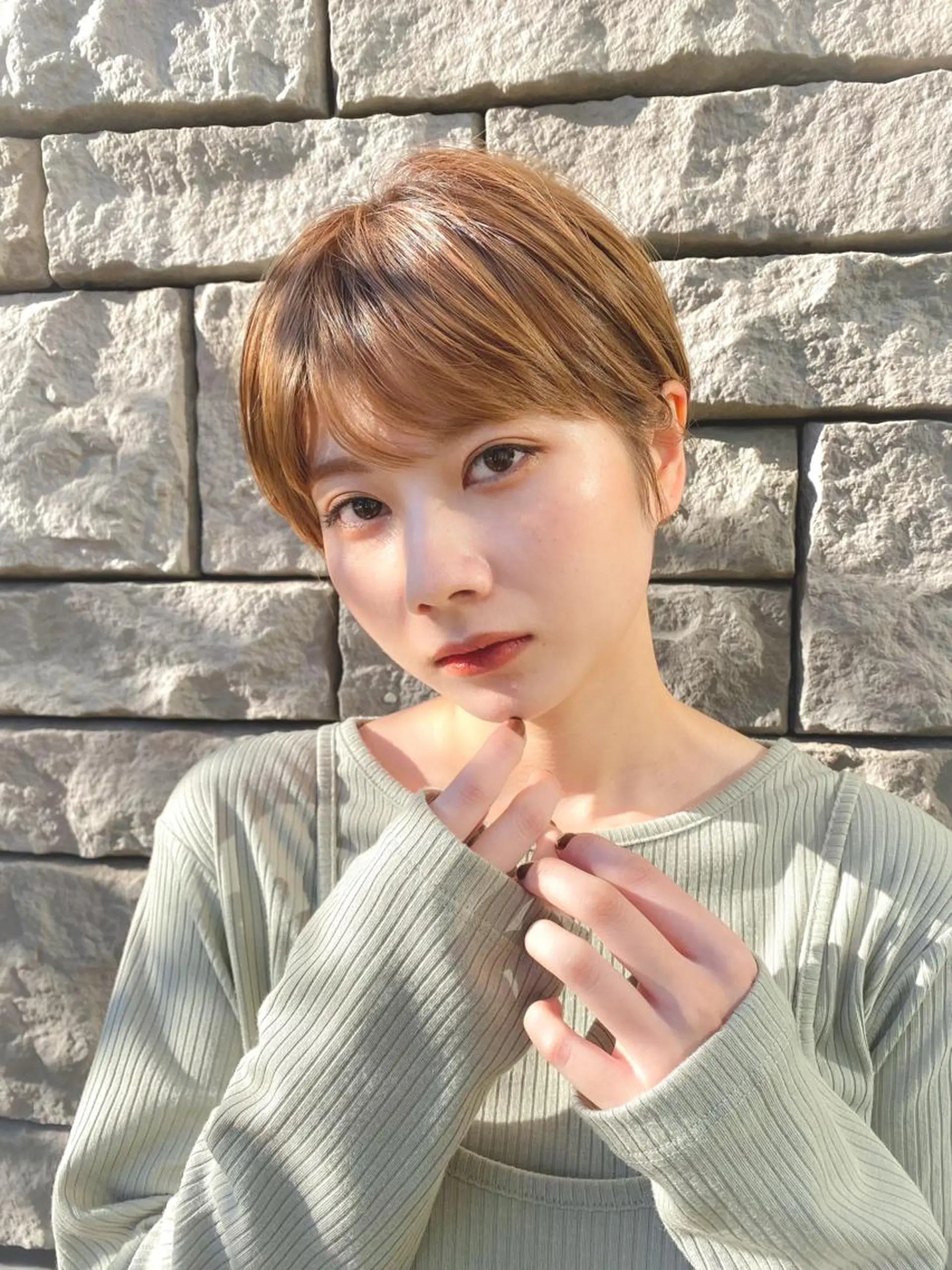 ショート ショートヘア カット ヘアカラー トリートメント La fith hair rond 立川店所属・kyosuke 透明感カラーのヘアスタイル