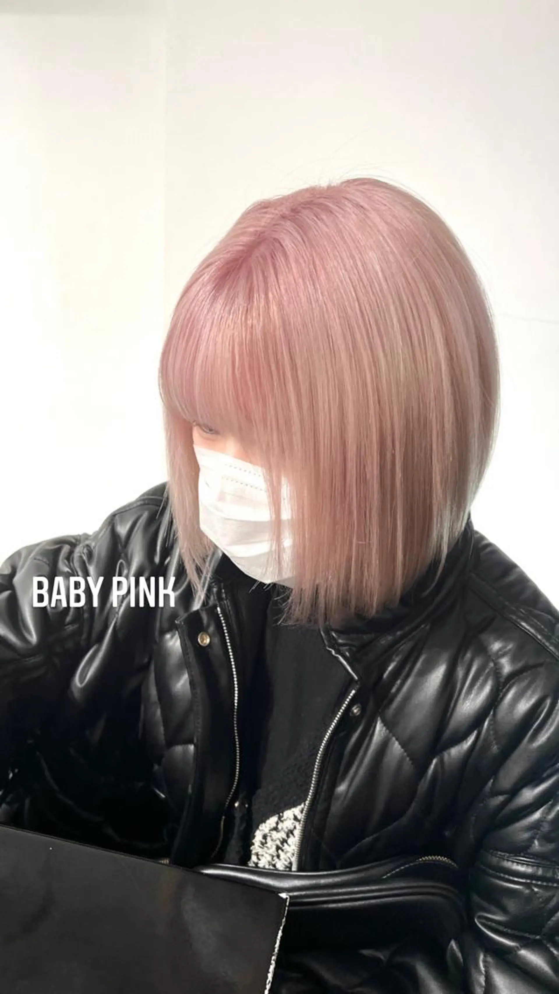 ミディアム カラー ヘアアレンジ ピンクカラー HARU//原宿🤍 リピート率NO.1のヘアスタイル