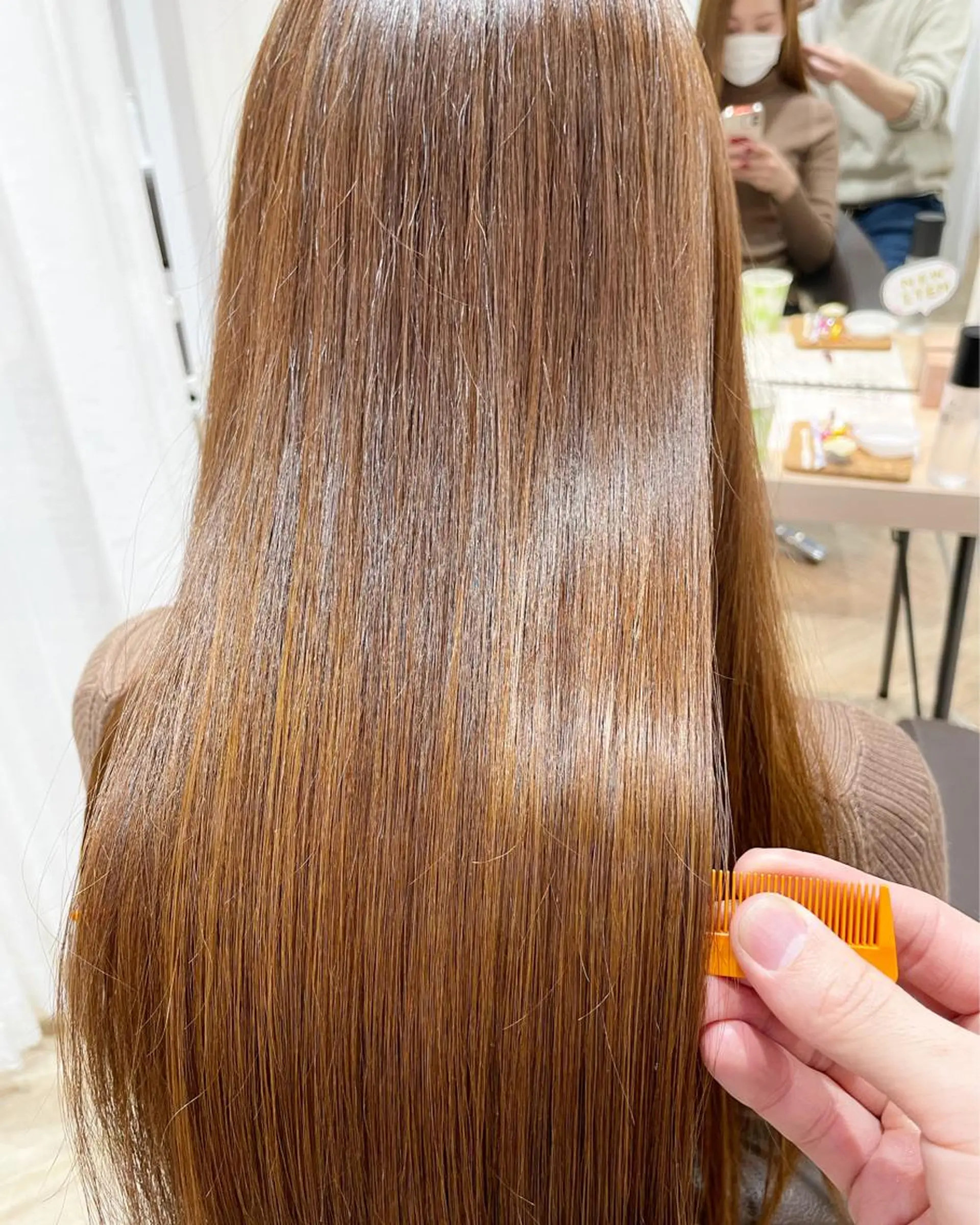 ロング カット 縮毛矯正 AVANCEなかもず店所属・AVANCE 長尾 尚悟のヘアスタイル