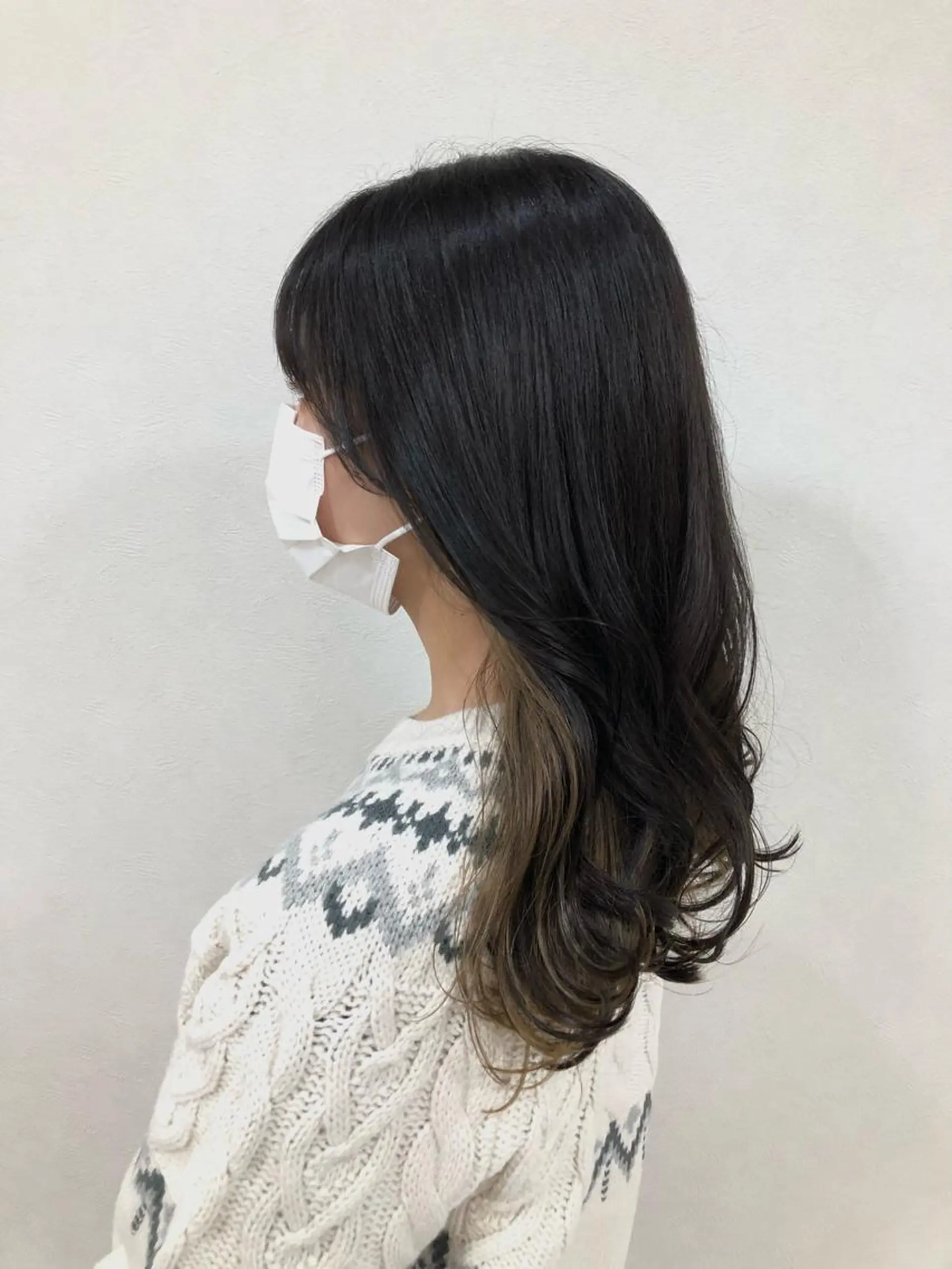 セミロング ショート/白髪ぼかし 君和田若菜のヘアスタイル