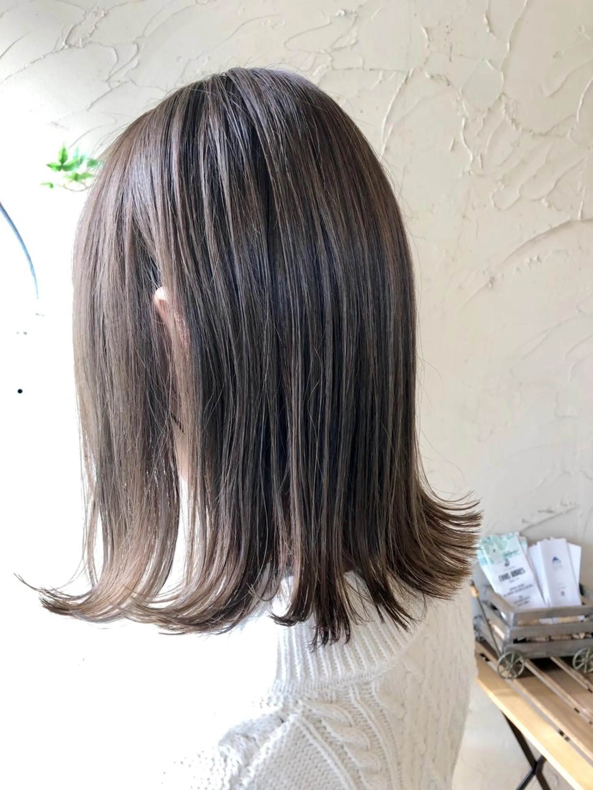 ミディアム カラー カット ヘアカラー Ichimura yurieのヘアスタイル