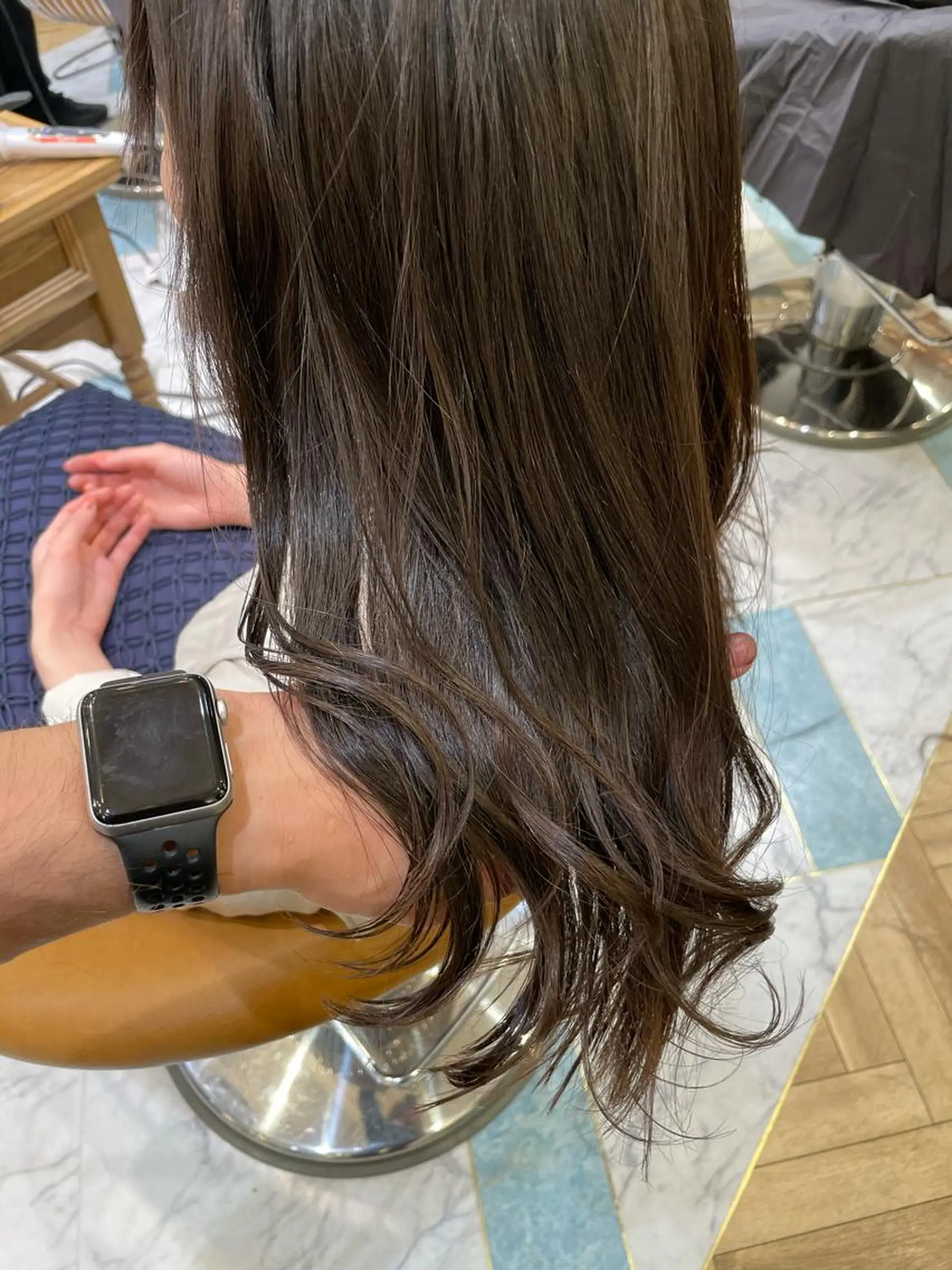 ミディアム カラー 縮毛/ショート/ ボブ/レイヤー/小原のヘアスタイル