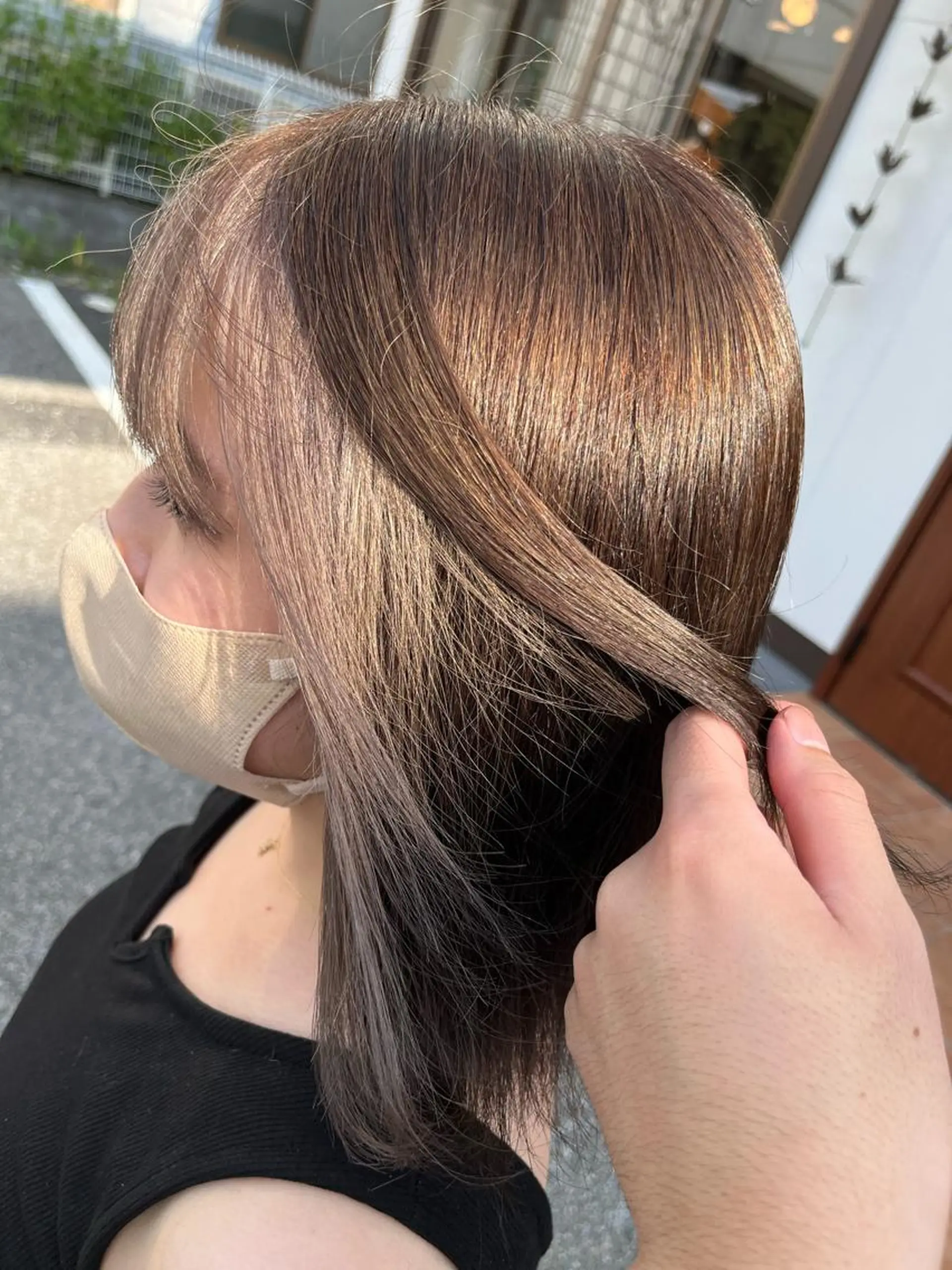 カラー インナーカラー 峯 渉人のヘアスタイル