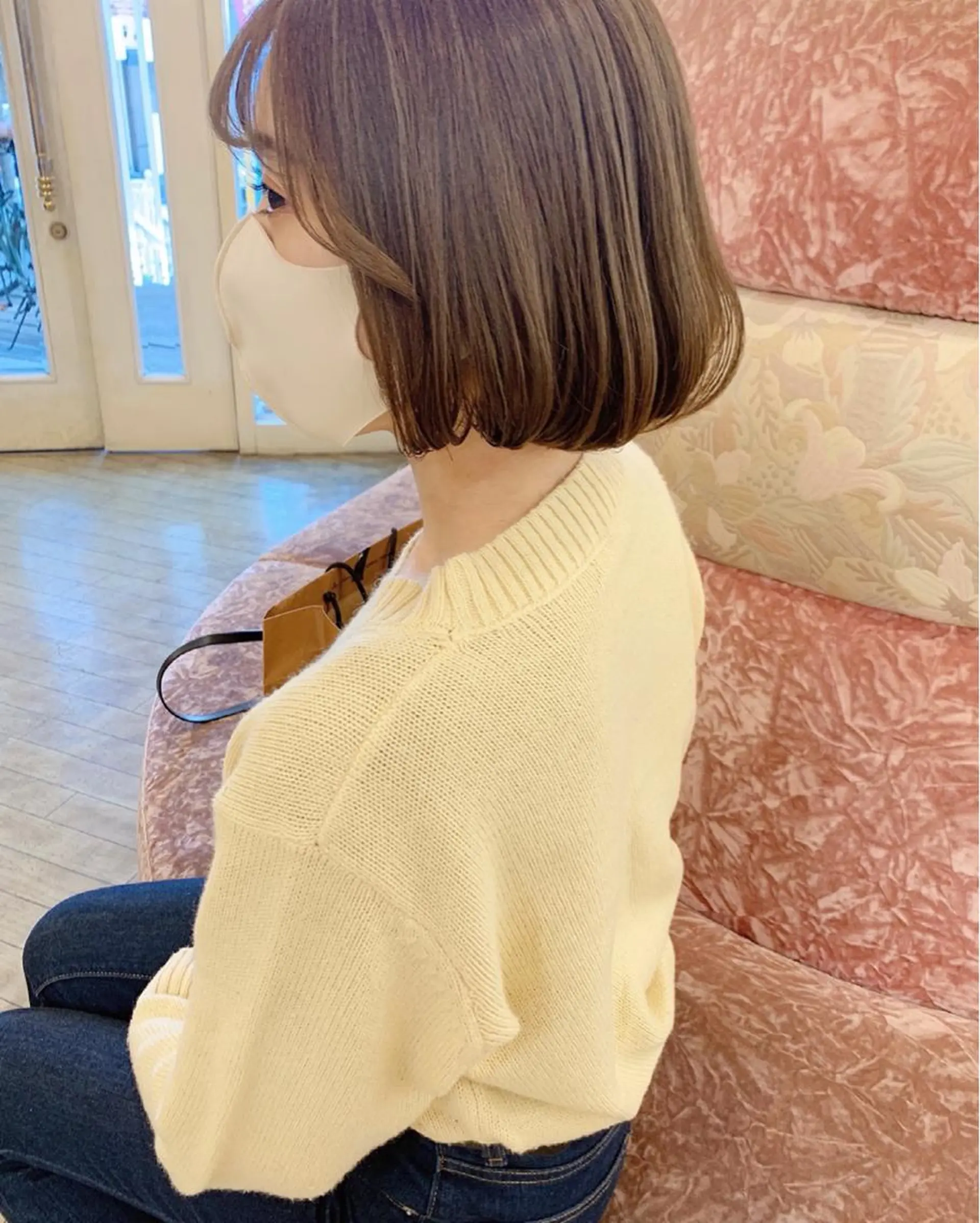 ミディアム アッシュ ボブ 【ボブ/個室サロン】 癒し空間mimuraのヘアスタイル