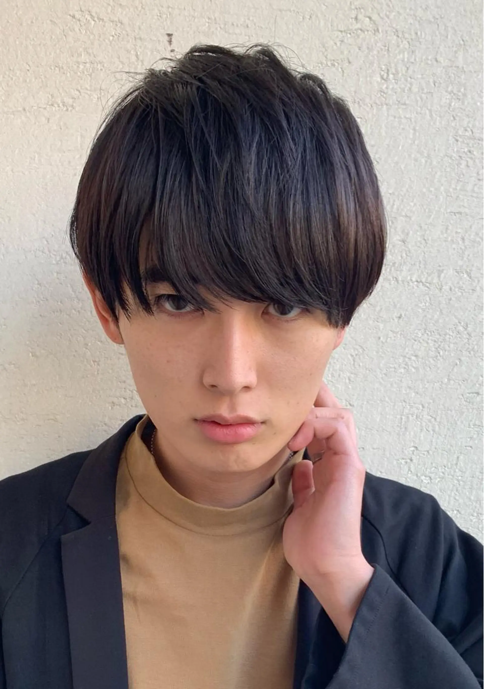 ショート メンズ wezer所属・✨透明感カラー✨髪質 改善✨国分魚生のヘアスタイル