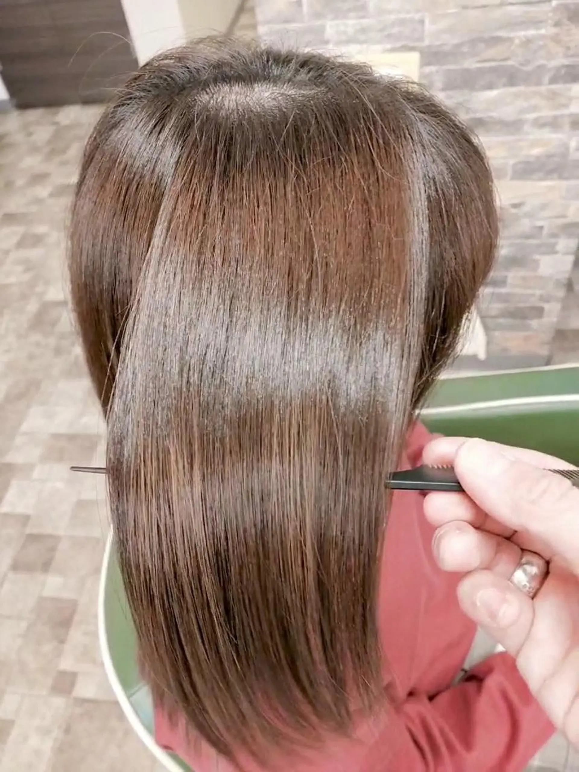 ロング 顔周りカット 髪質改善 ロング 小顔カット トリートメント デザインカラー髪質 改善Lilithのその他イメージ