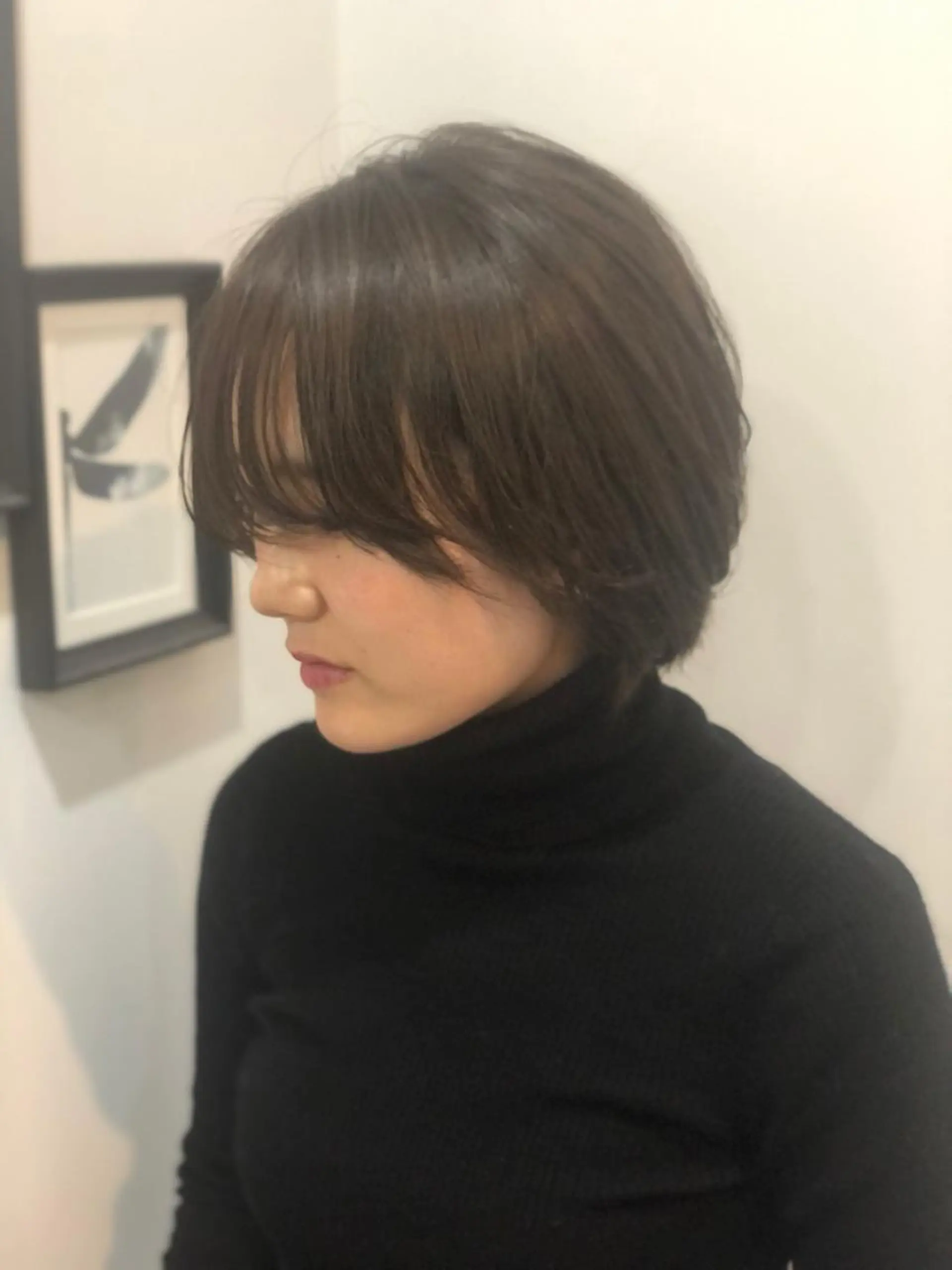 ショート カラー ショートボブ グレージュ ボブ ショートヘア Bei Licoldo.Atole  ベイリコルド アトリ所属・ブリーチ、縮毛 髪質改善　宮城一真のヘアスタイル