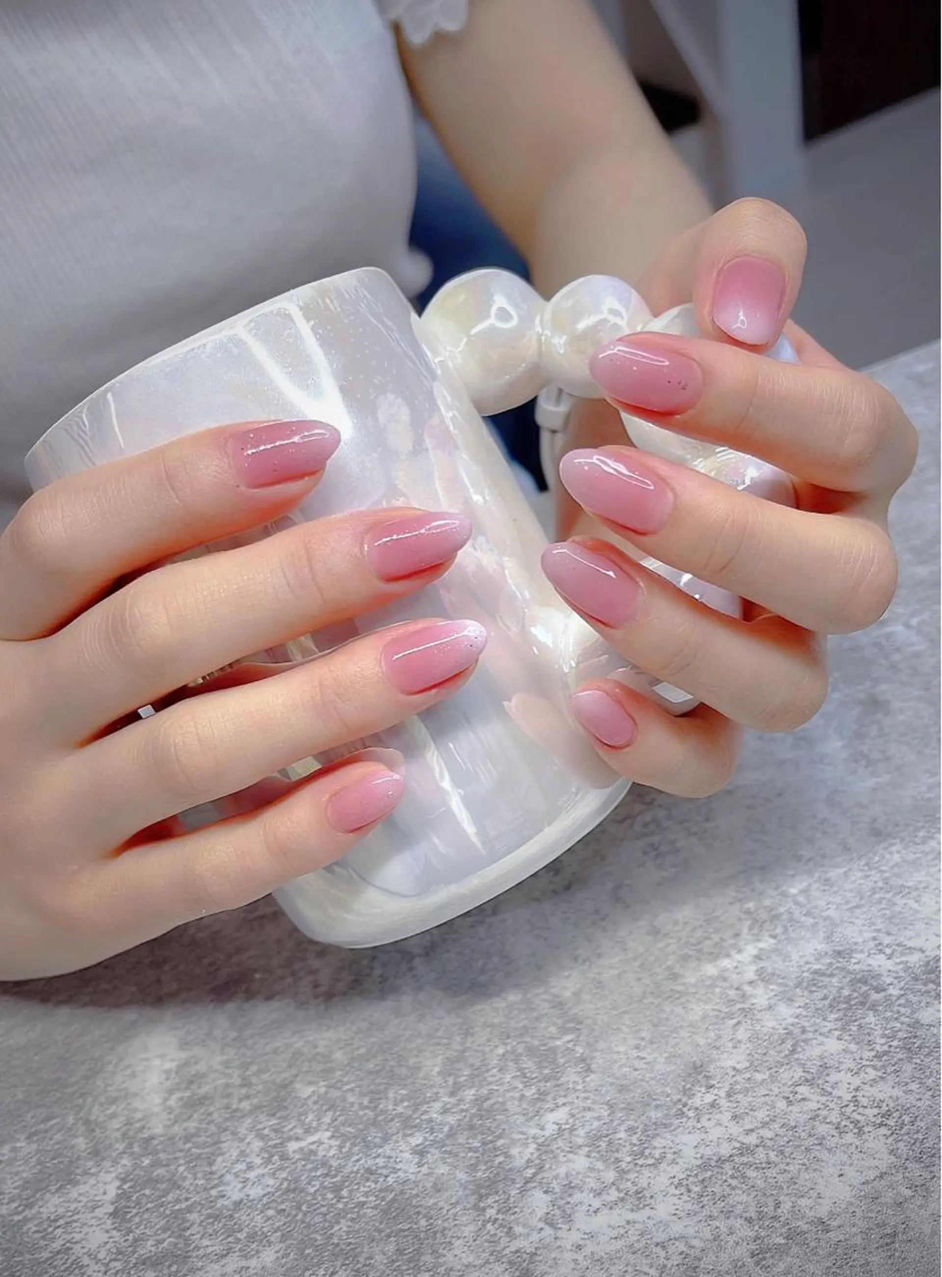 ミディアム 韓国風ヘア めぐみのネイルサロン 惠のネイルデザイン