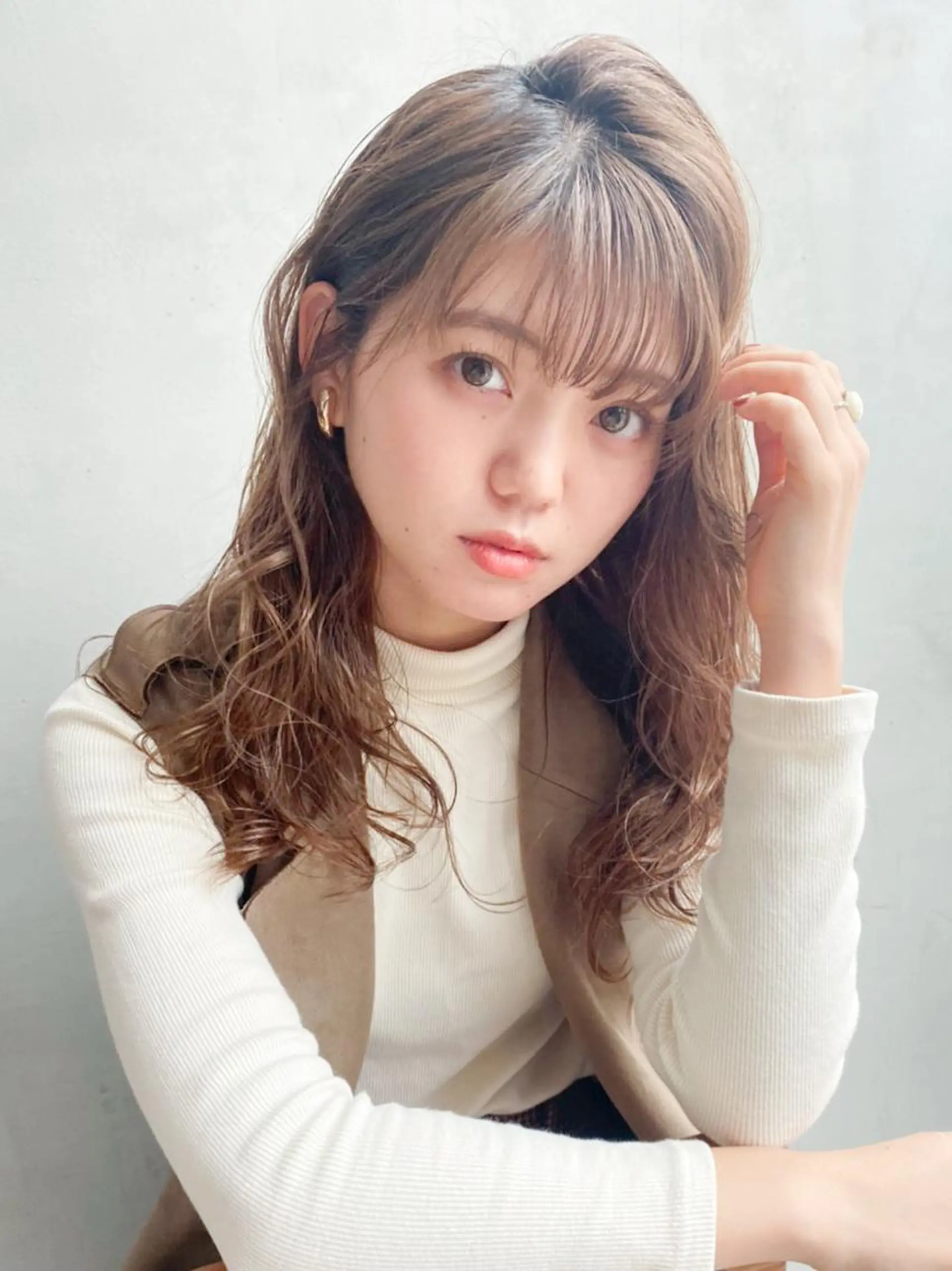 ロング カラー ヘアアレンジ パーマ ITbyALBUM 浦和店のヘアスタイル