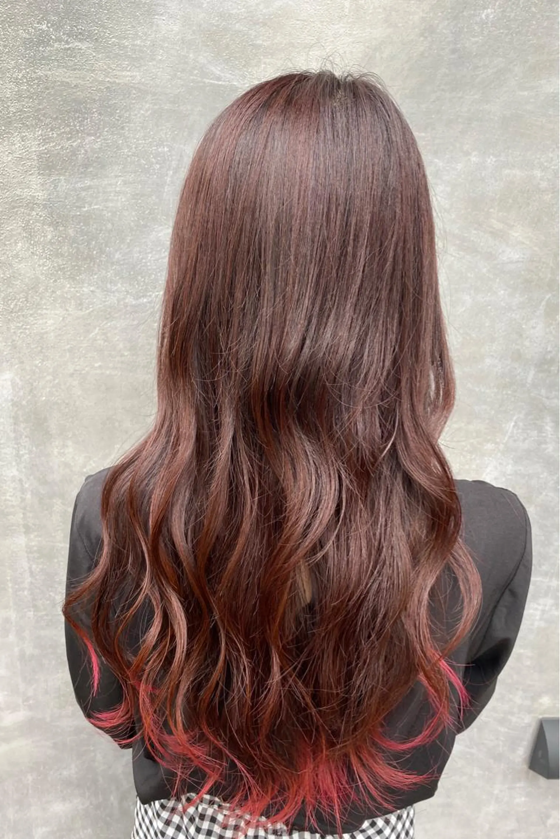 ロング カラー 丸山 明日香のヘアスタイル