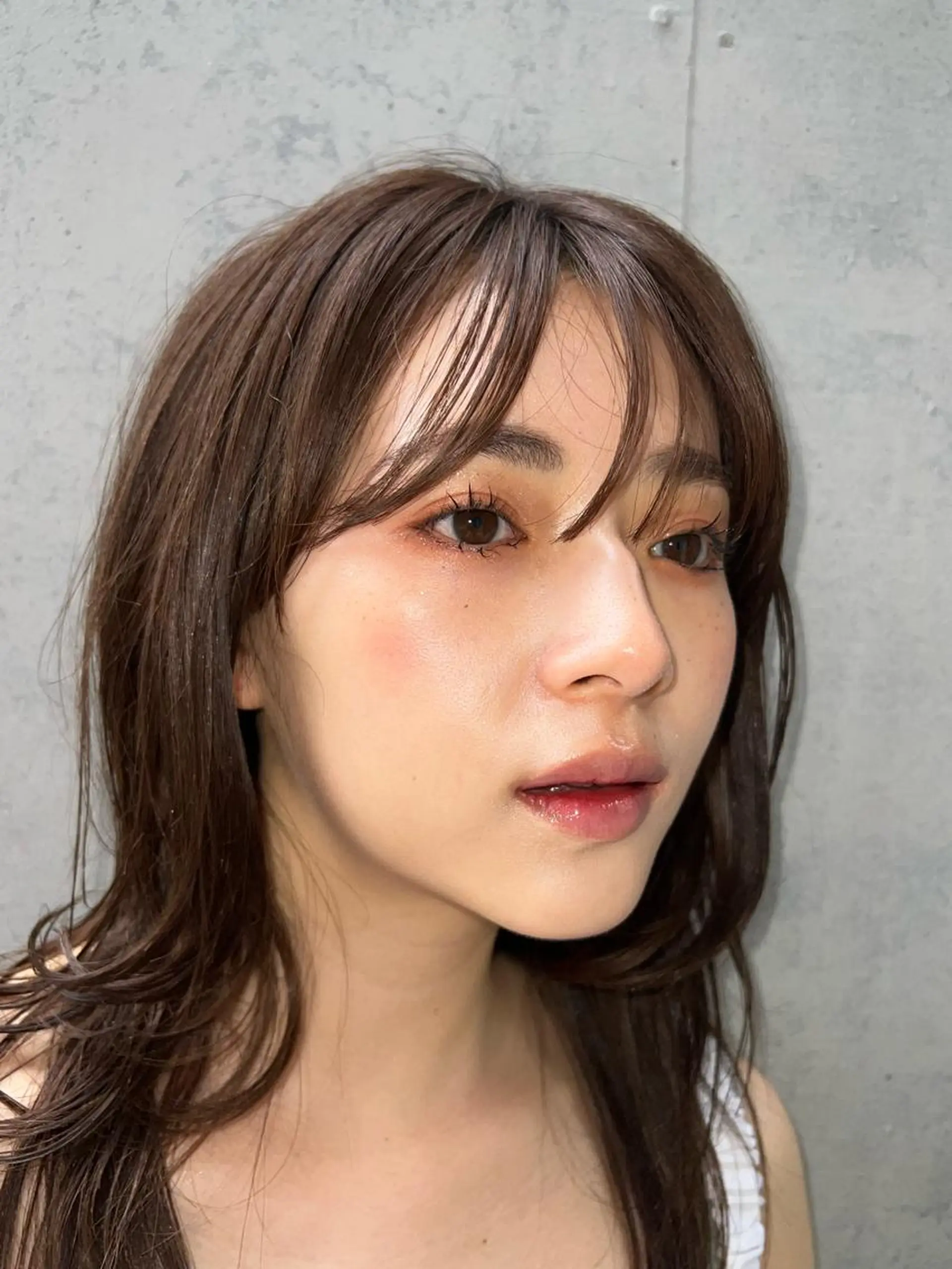 セミロング カラー ヘアカラー ROBBY所属・松井美樹/似合わせ ガーリー・韓国のヘアスタイル