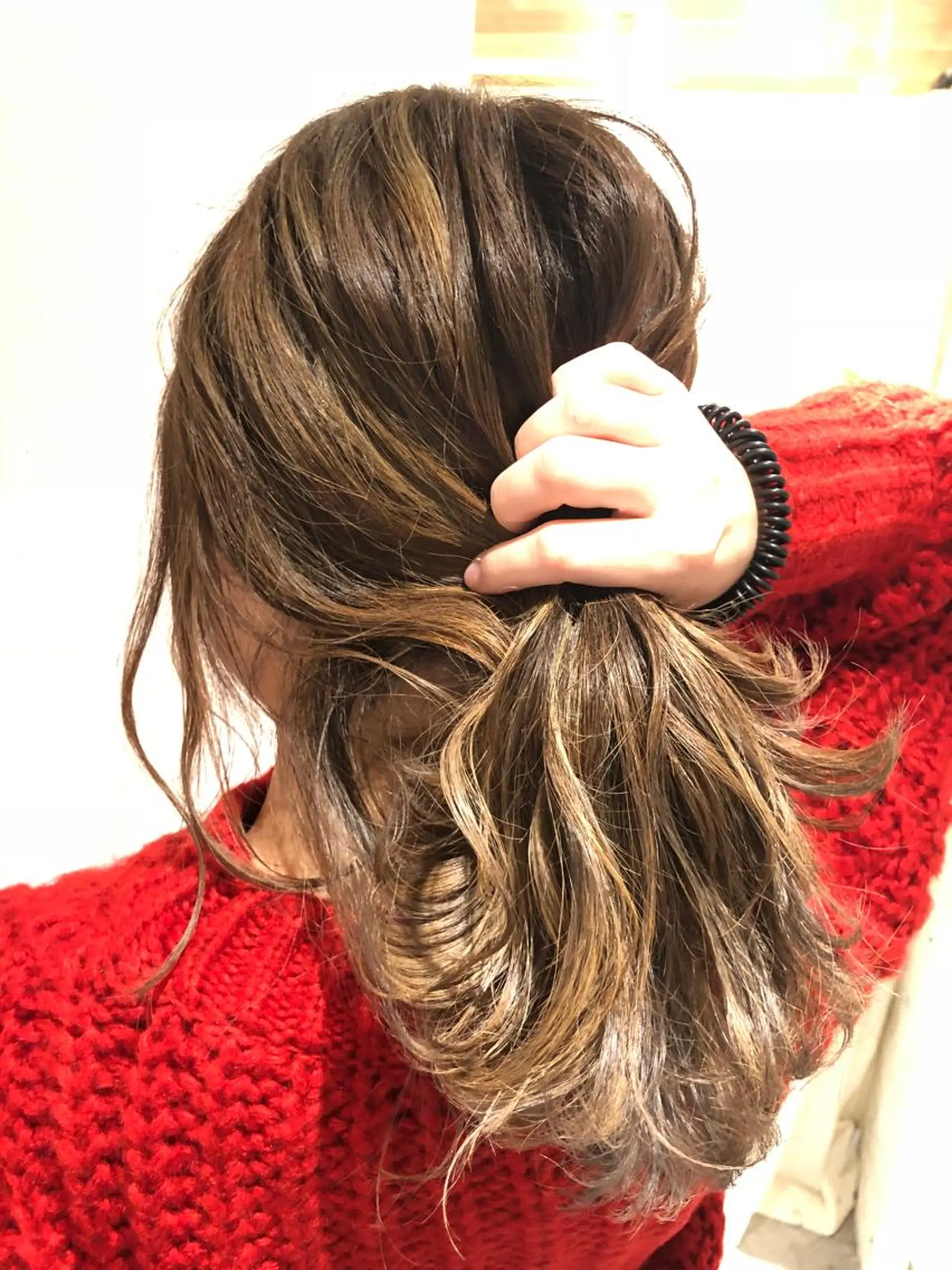 セミロング カラー Silk-lei【銀座店】所属・銀座/美髪縮毛矯正 /髪質改善/山本翔華のヘアスタイル