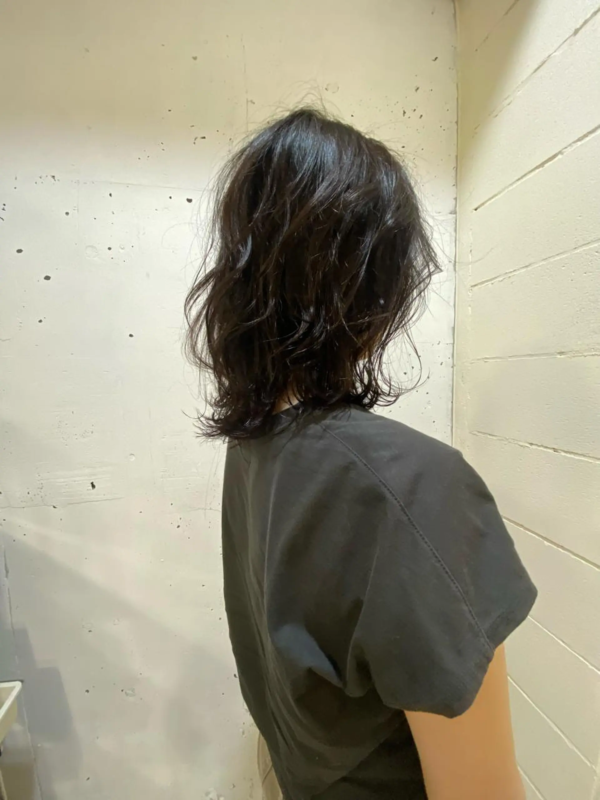 ミディアム カラー パーマ オーナースタイリスト 佐藤のヘアスタイル