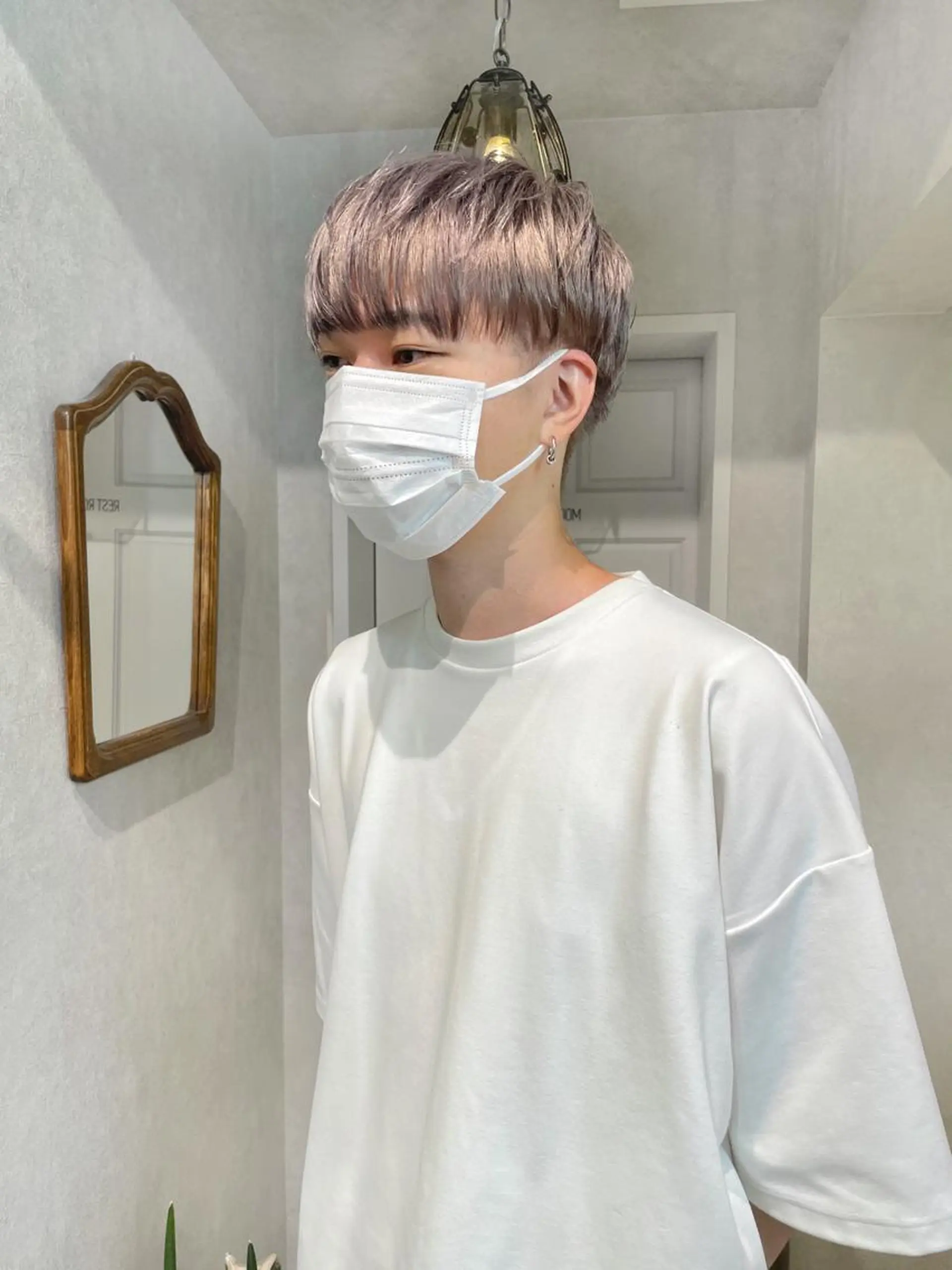 カラー カット スミレ /メンズ /コーンロウのヘアスタイル