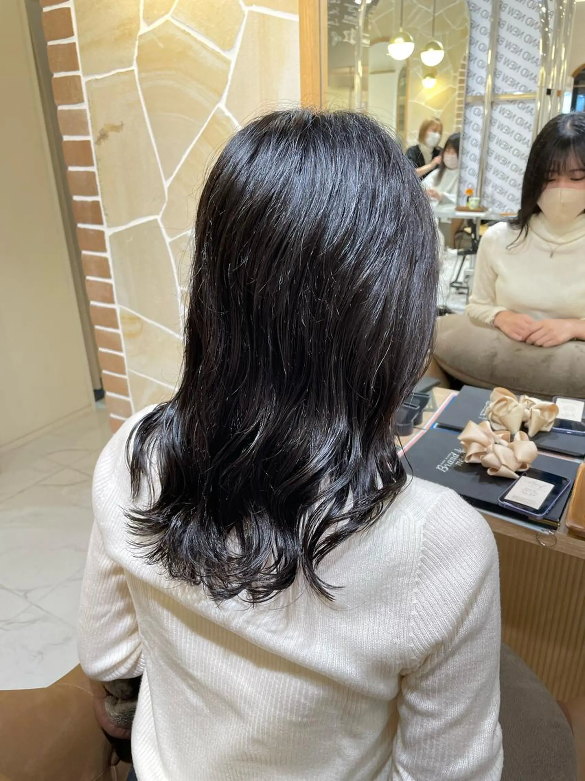 ロング パーマ 似合わせスタイル 岡田勇哉のヘアスタイル