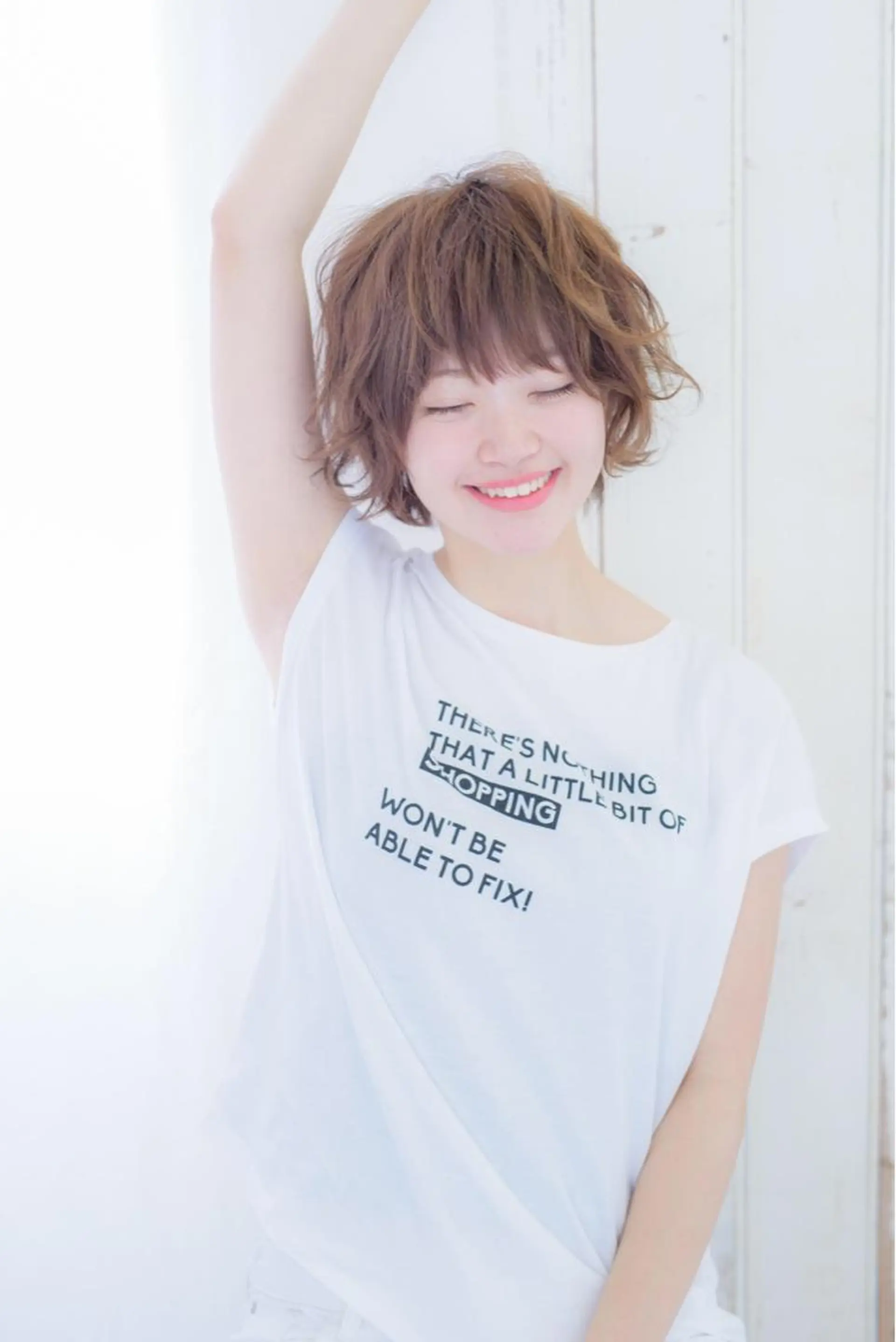 ショート カラー パーマ 似合わせカット カット ヘアカラー トリートメント Neolive caffのヘアスタイル