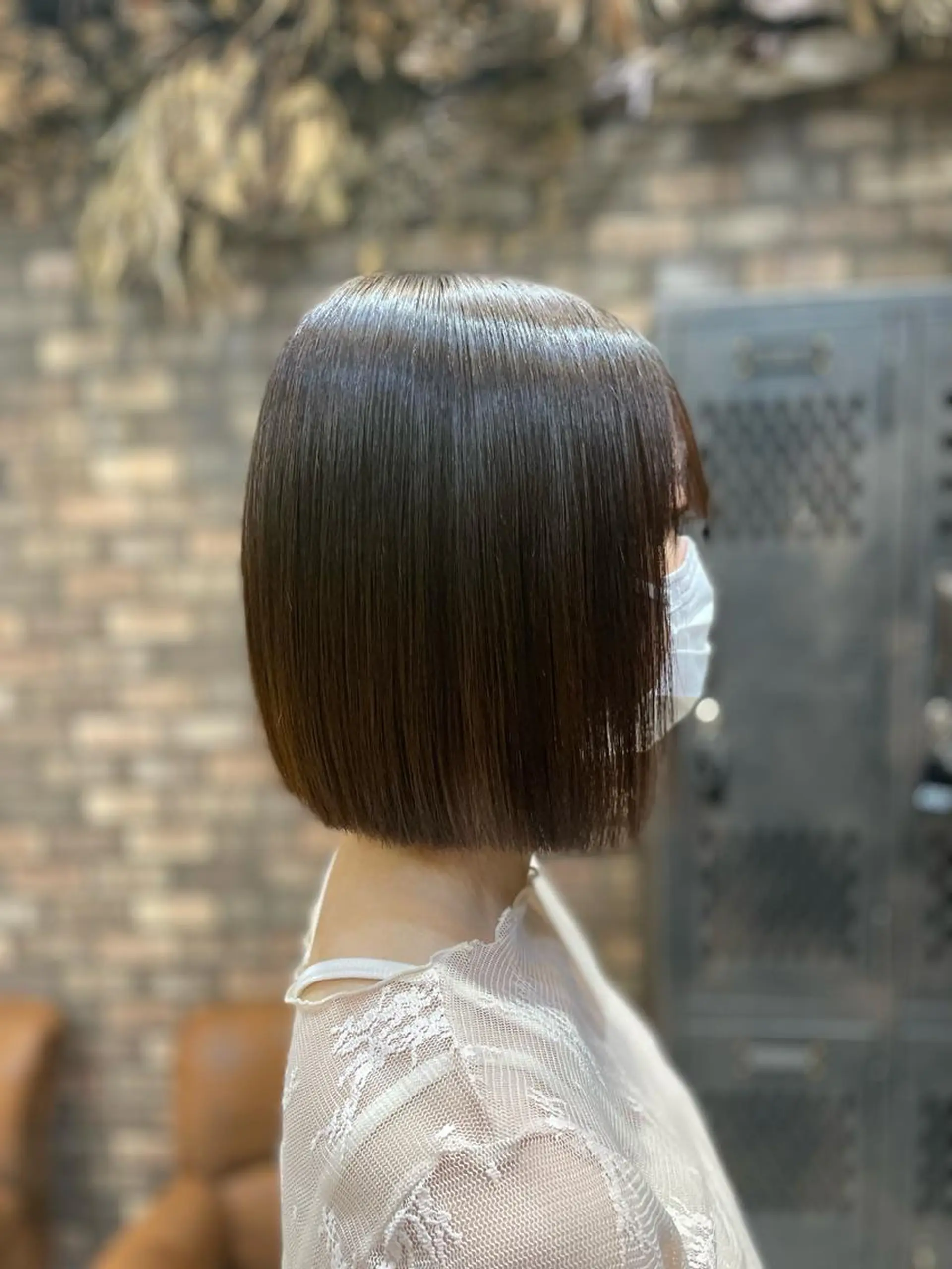 ミディアム ミディアムパーマ ボブ ハイライト 髪質改善 韓国風ヘア ✨ハイトーン✨ダブル カラー✨シバサキのヘアスタイル