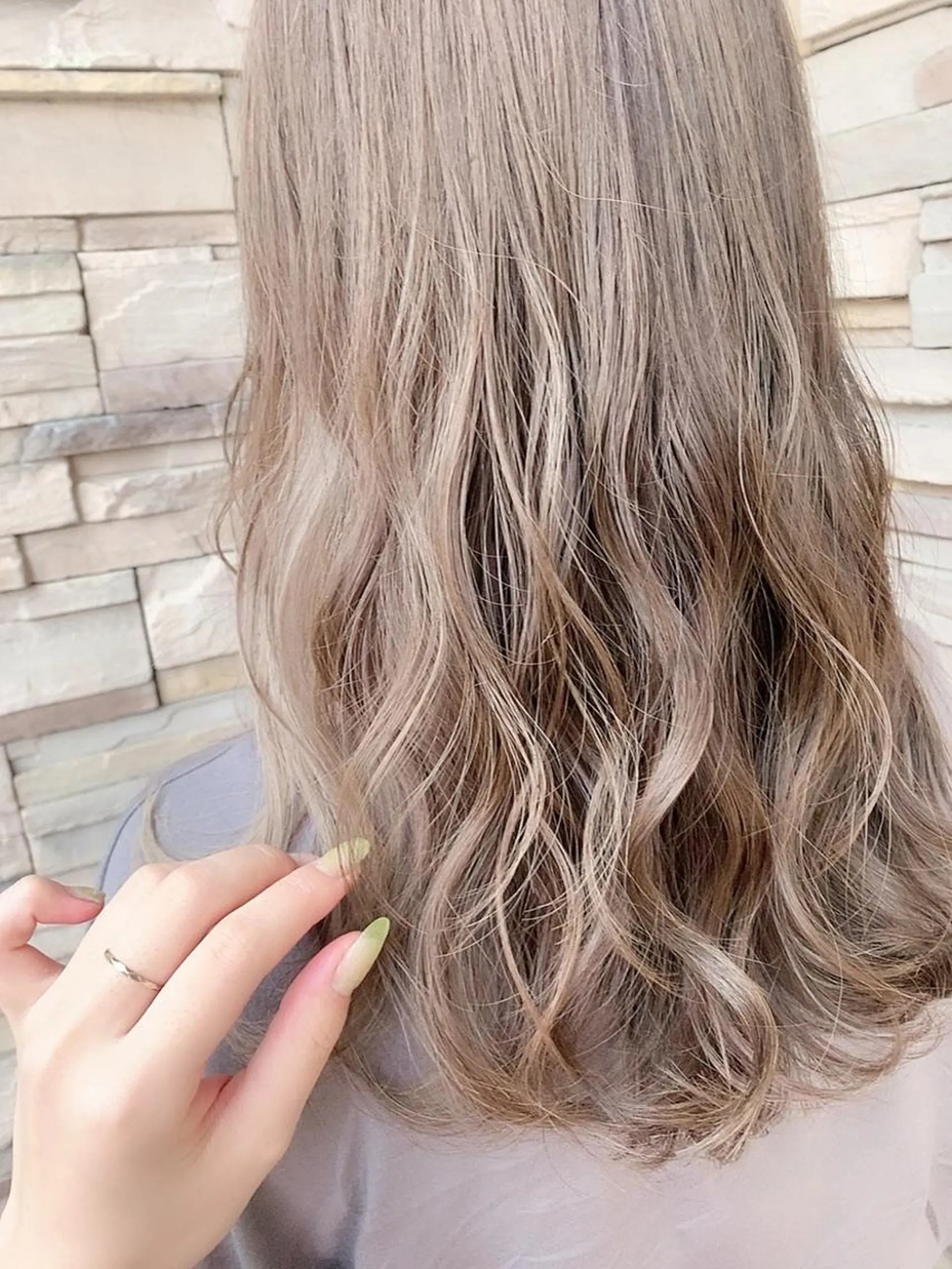 セミロング カラー hair salon mtm所属・🕊mtm🫧梅田/ 定額制/透明感/艶髪のヘアスタイル