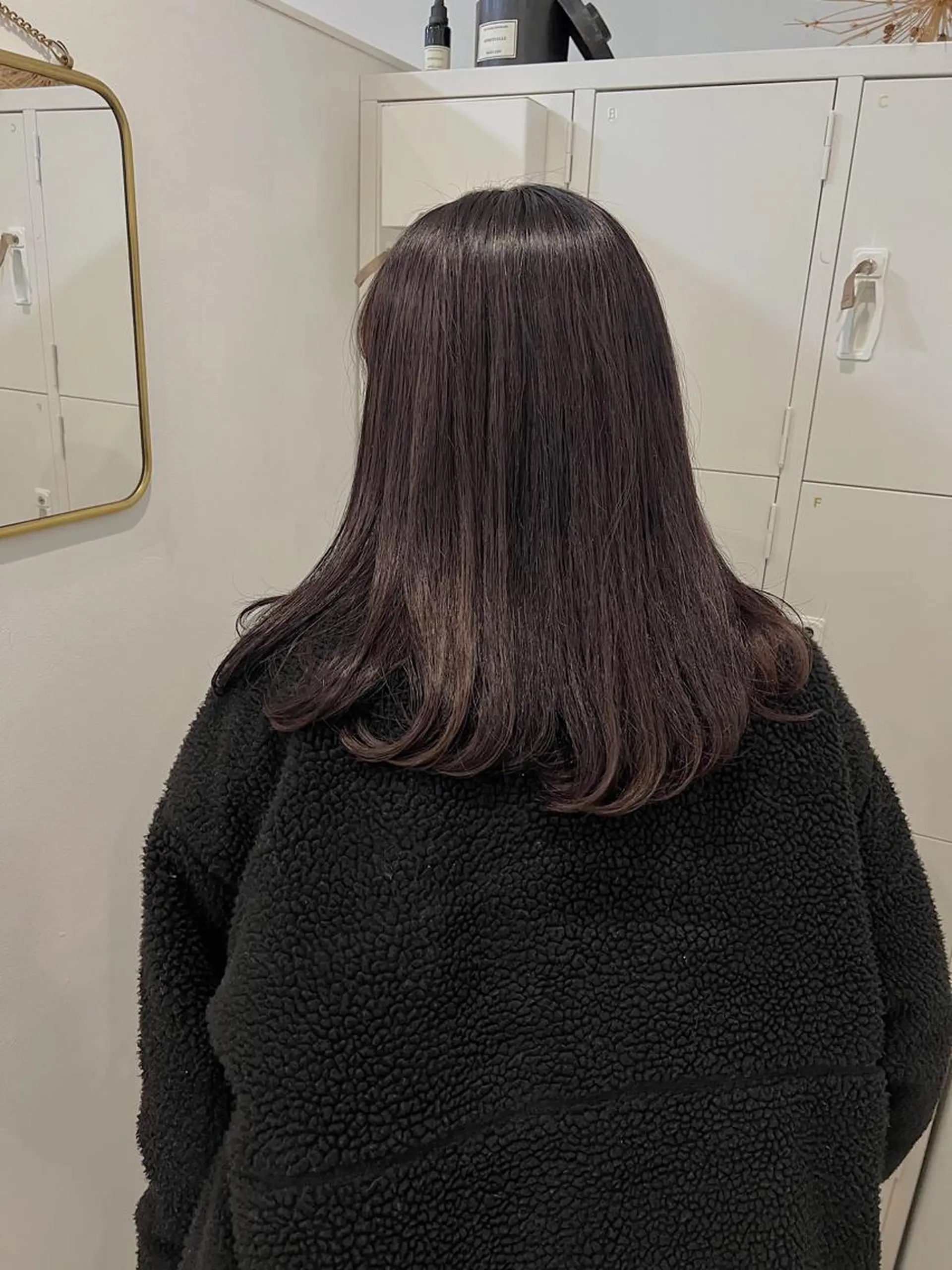 セミロング カラー ショート・ボブパーマ 指名No.1かけるのヘアスタイル