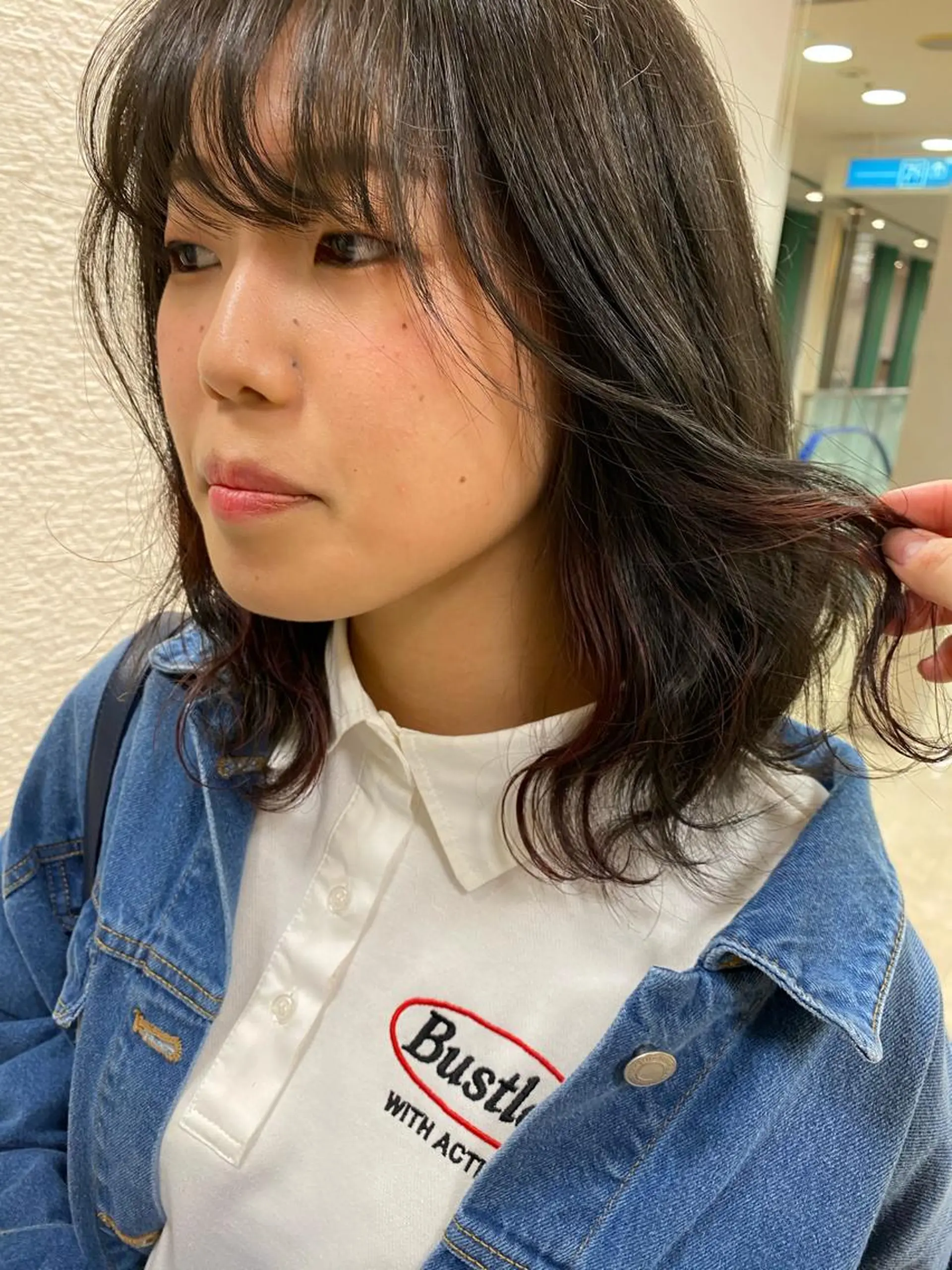 ミディアム カラー レイヤー/ウルフ🤎 mayo.のヘアスタイル