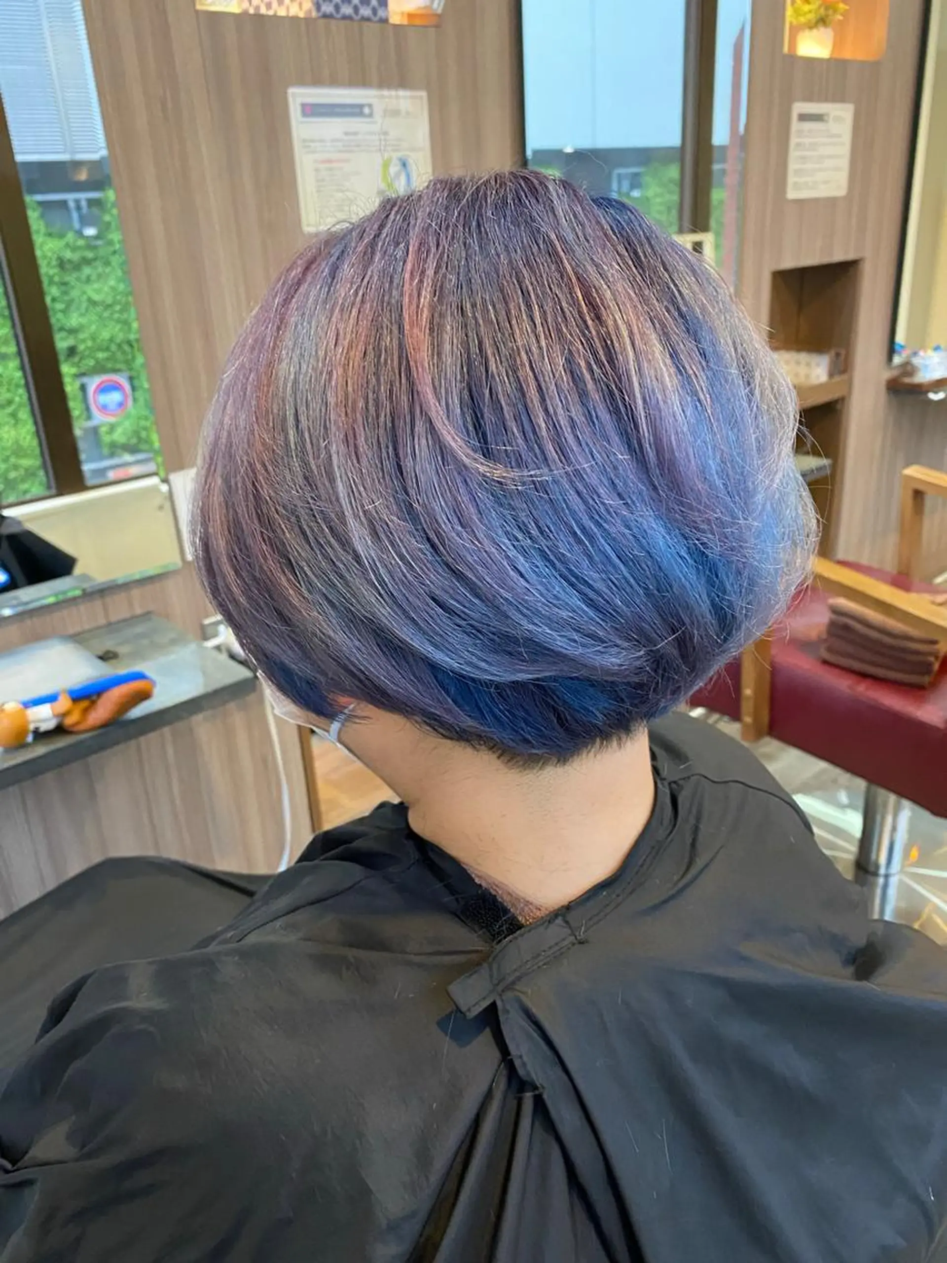 カラー ユニコーンカラー MUK ムクのヘアスタイル