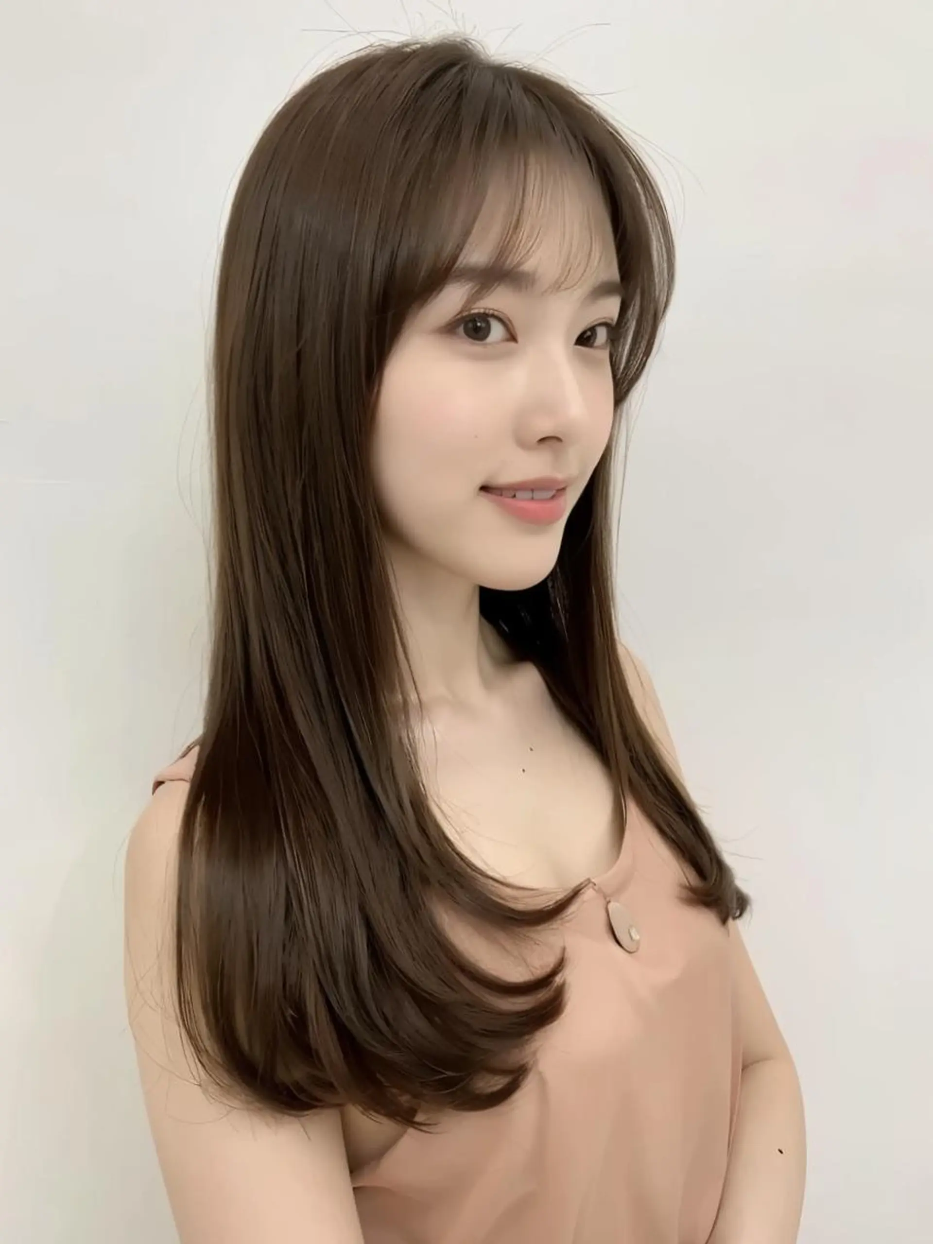 セミロング カット トリートメント 髪質改善🇰🇷 レイヤーカット/梅田のヘアスタイル