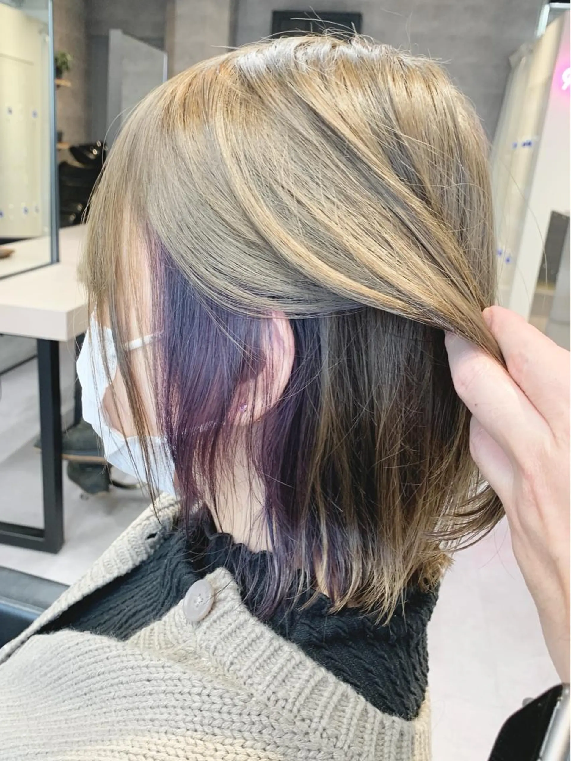 ミディアム カラー カット ヘアカラー トリートメント ❤️Ruminate 日暮里店❤️のヘアスタイル