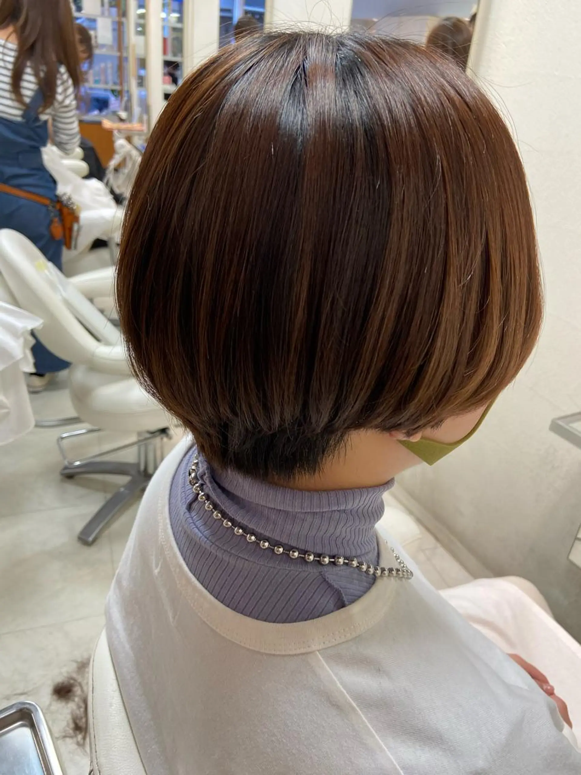 ショート ハンサムショート ショートヘア 菊地 美憂のヘアスタイル