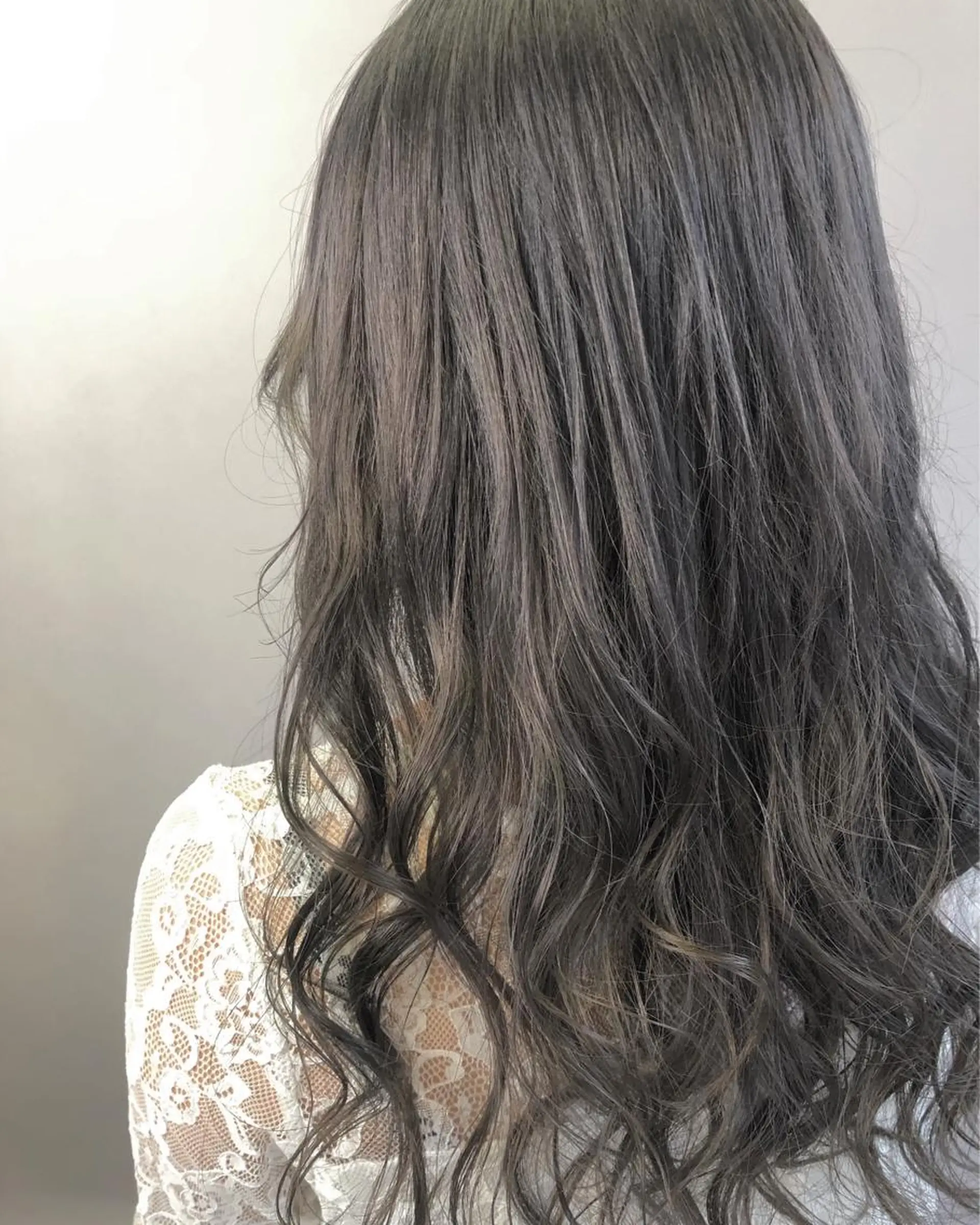 ロング カラー グレージュ yoon所属・Kaede .のヘアスタイル