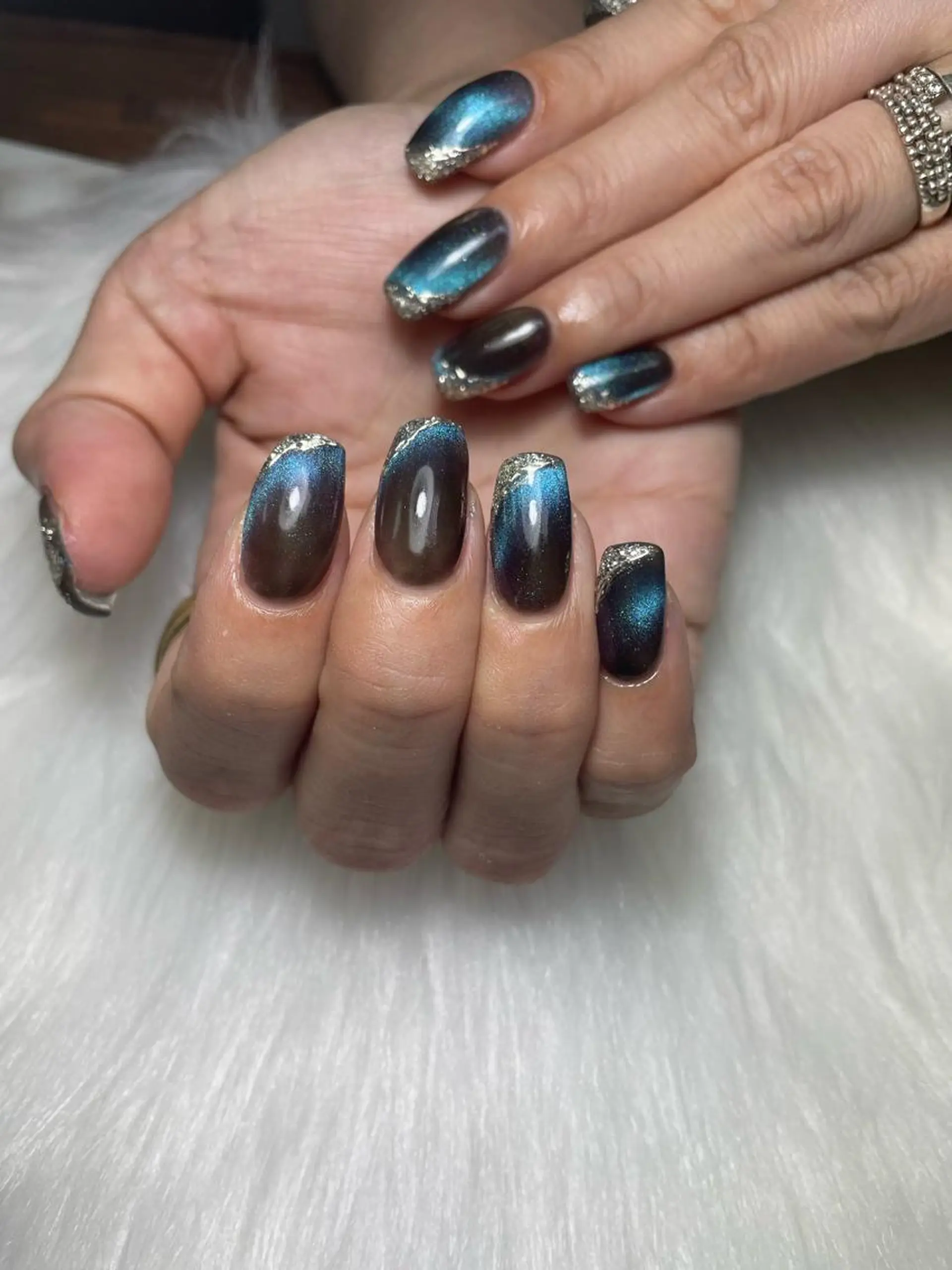 ネイル マグネットネイル ハンドネイル ハンドケア Feliz所属・Feliz 楽しいネイルサロンのネイルデザイン