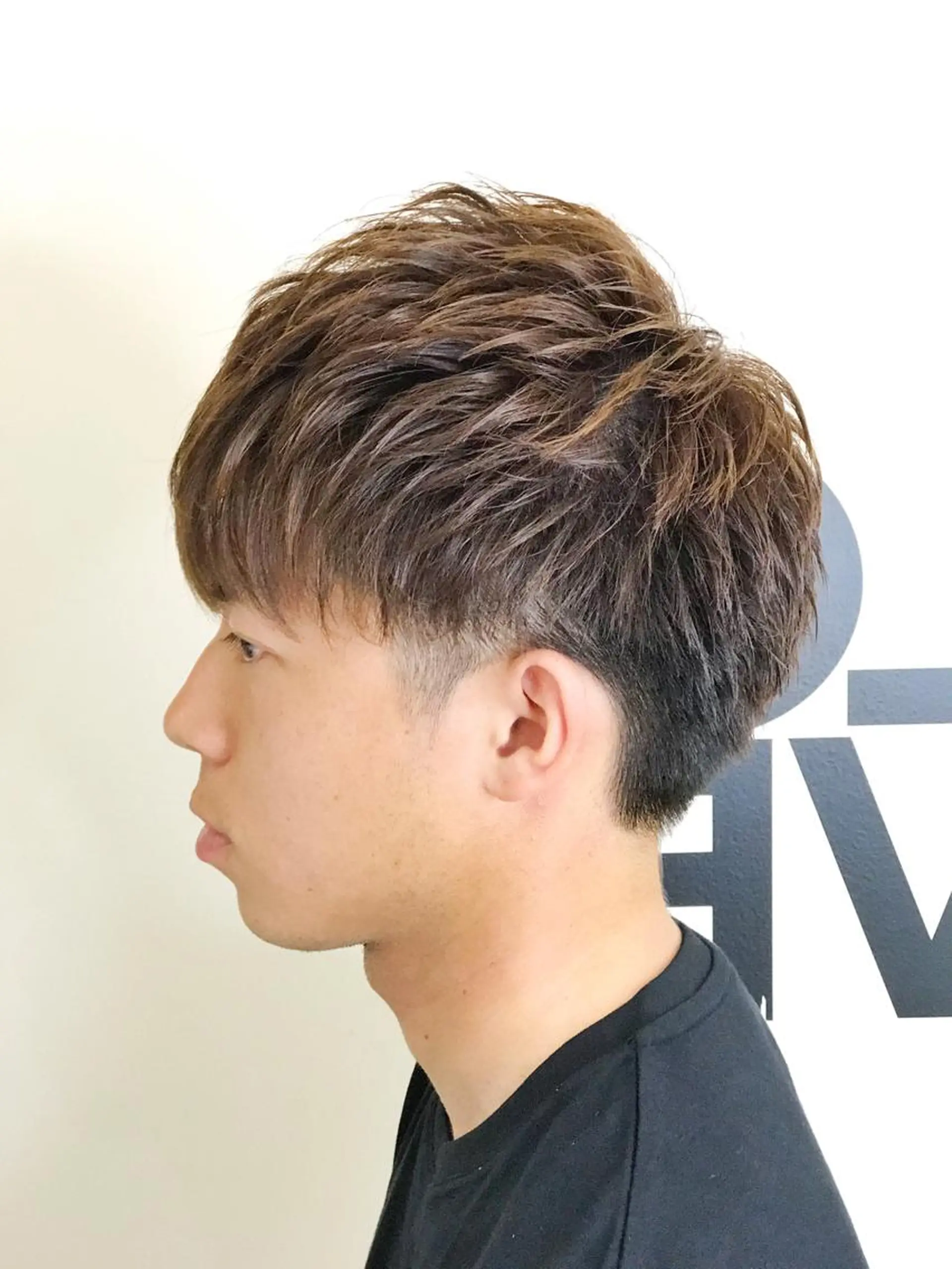 ショート カラー ヘアアレンジ メンズ 赤み消しカラー /透明感カラー 上長のヘアスタイル