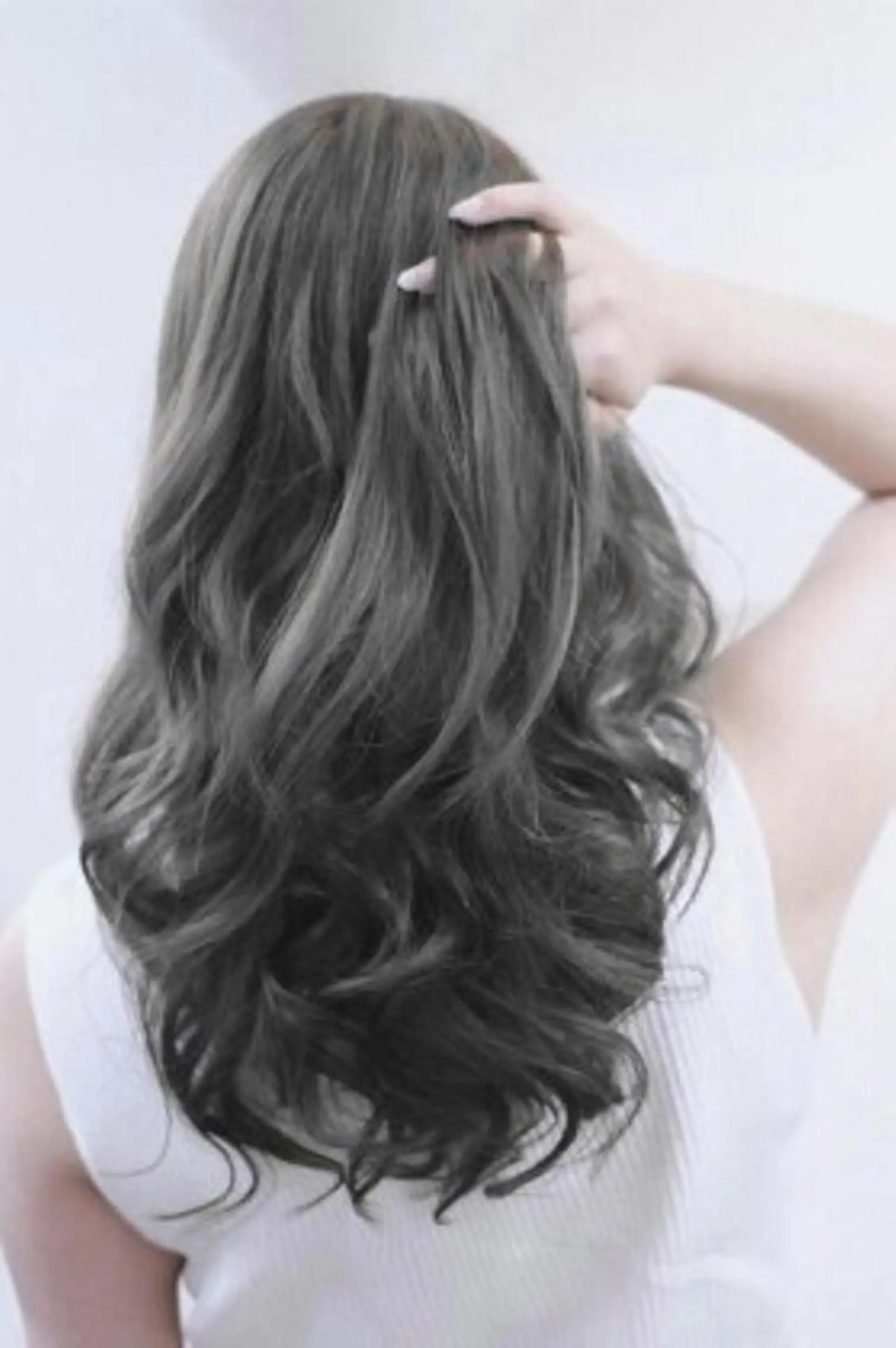 ロング カラー チビ編み込みエクステ シールEXどぅ〜すのヘアスタイル