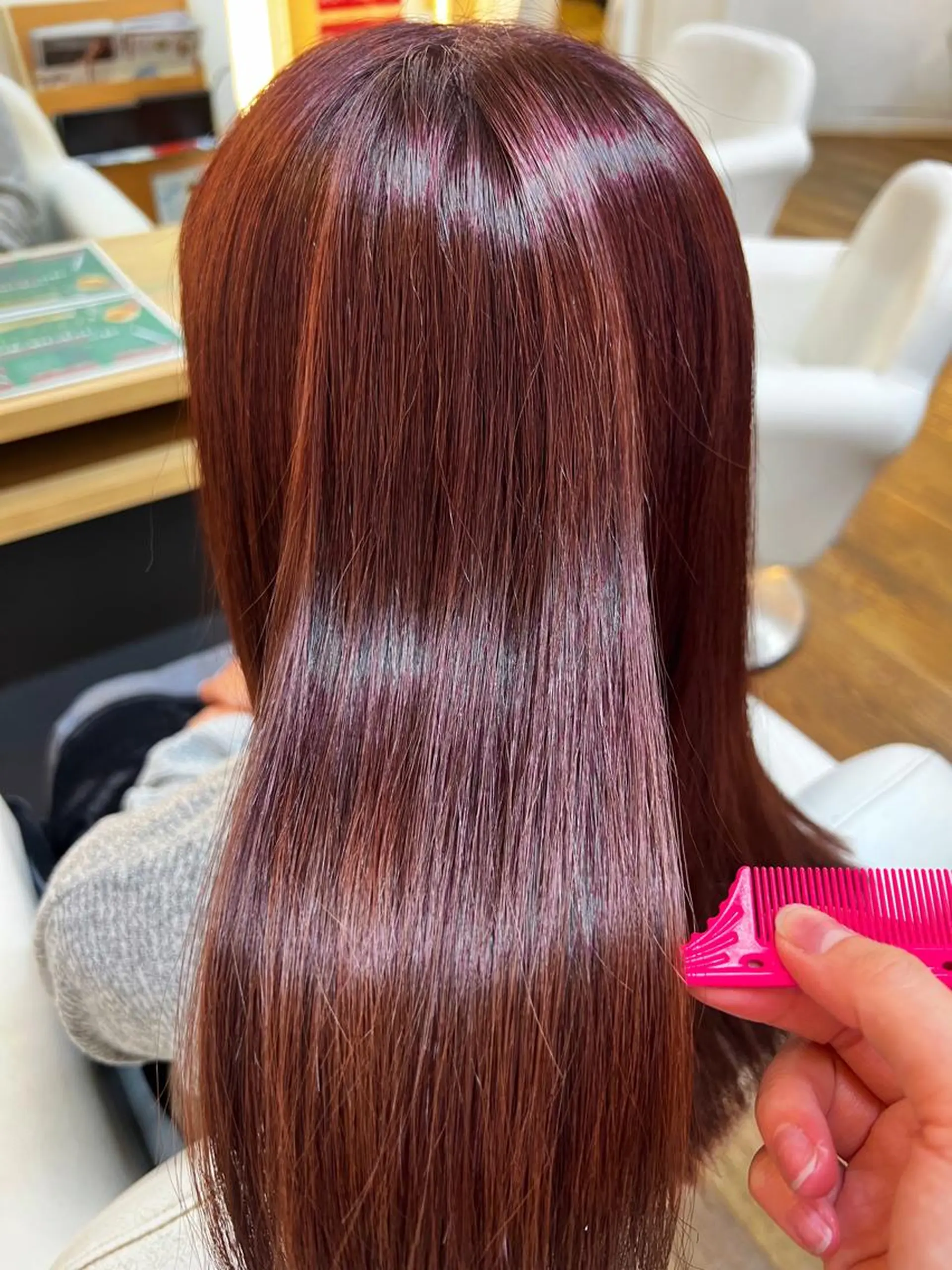 ロング カラー ヘアカラー トリートメント ✂︎HITOMI ✂︎のヘアスタイル