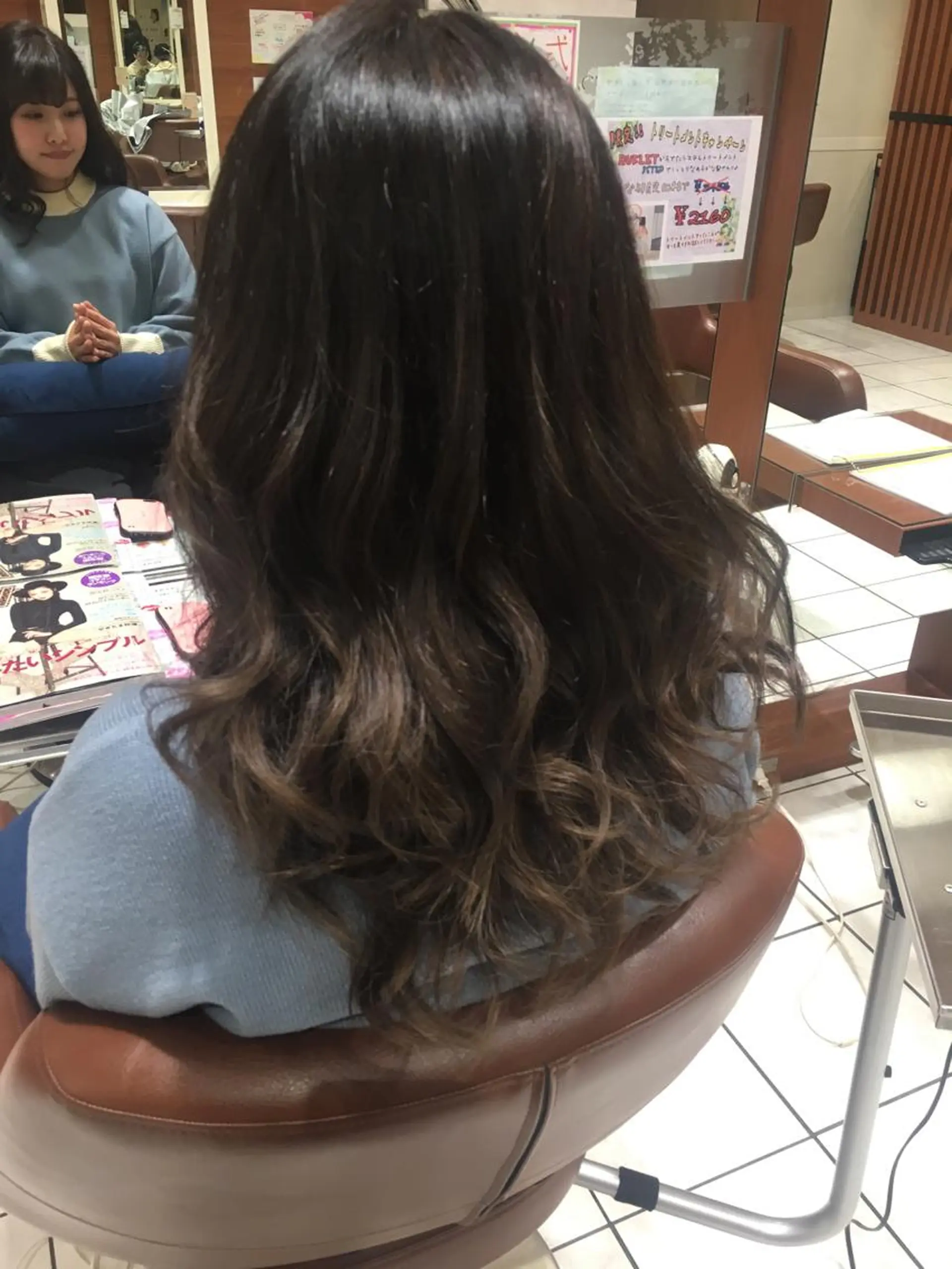 ロング カラー ラブーケ中川中島店 クラタチカコのヘアスタイル