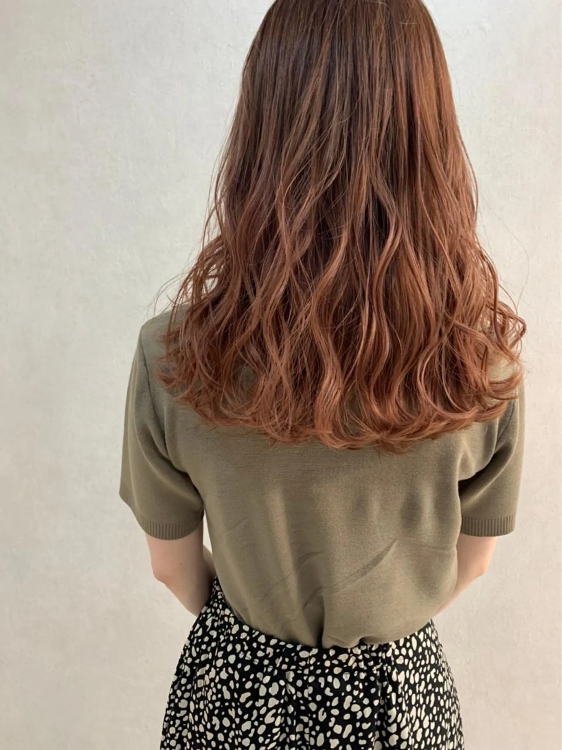 セミロング カラー 髪質改善 ヒデのヘアスタイル