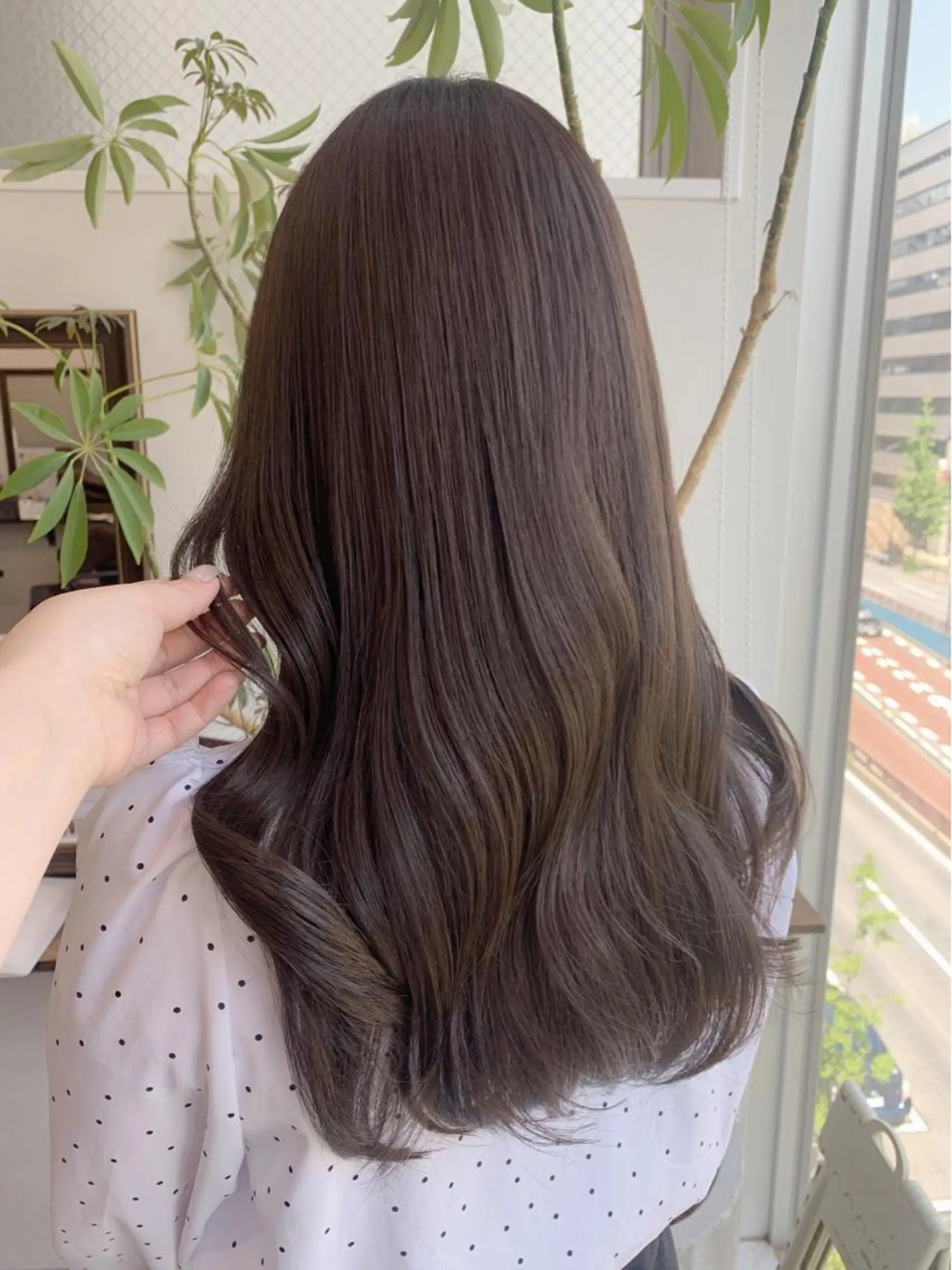 ロング 髪質改善 縮毛矯正 トリートメント カット ヘアカラー トリートメント SALOWIN 銀座一丁目店所属・髪質改善/縮毛矯正 🎀小林 唯 🎀のヘアスタイル