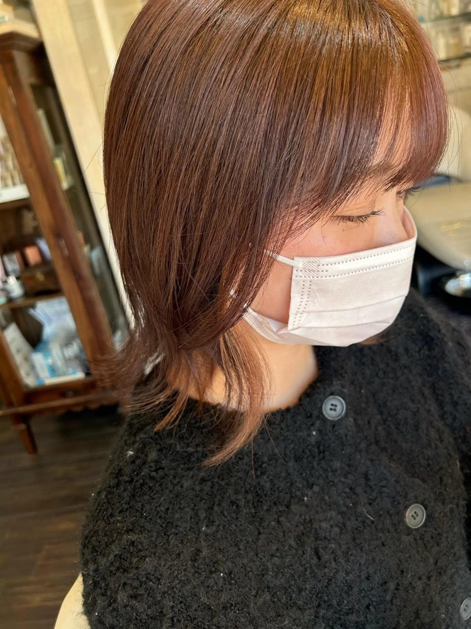 セミロング カラー ヘアカラー トリートメント ヘアセット DiMPlE  ディンプル所属・🌸スタイリスト 山浦美恵のヘアスタイル