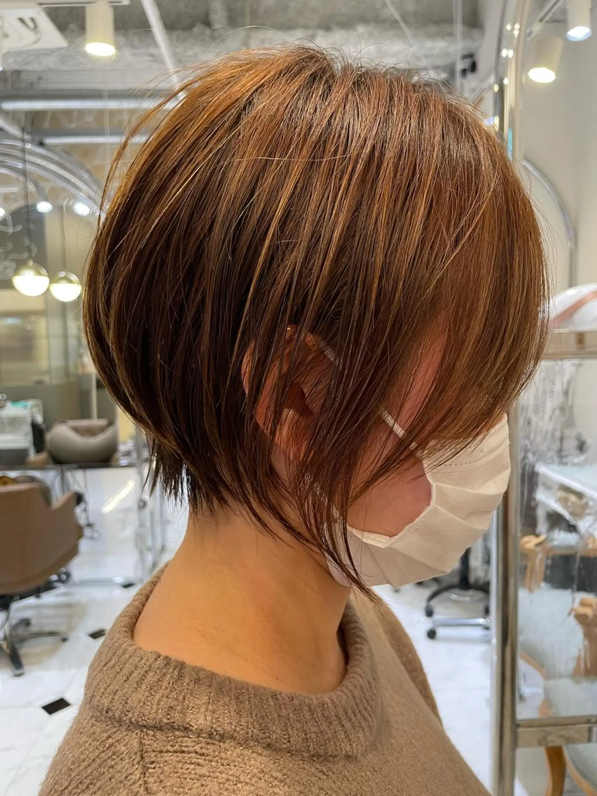 ショート ショートヘア 縮毛矯正 似合わせスタイル 岡田勇哉のヘアスタイル