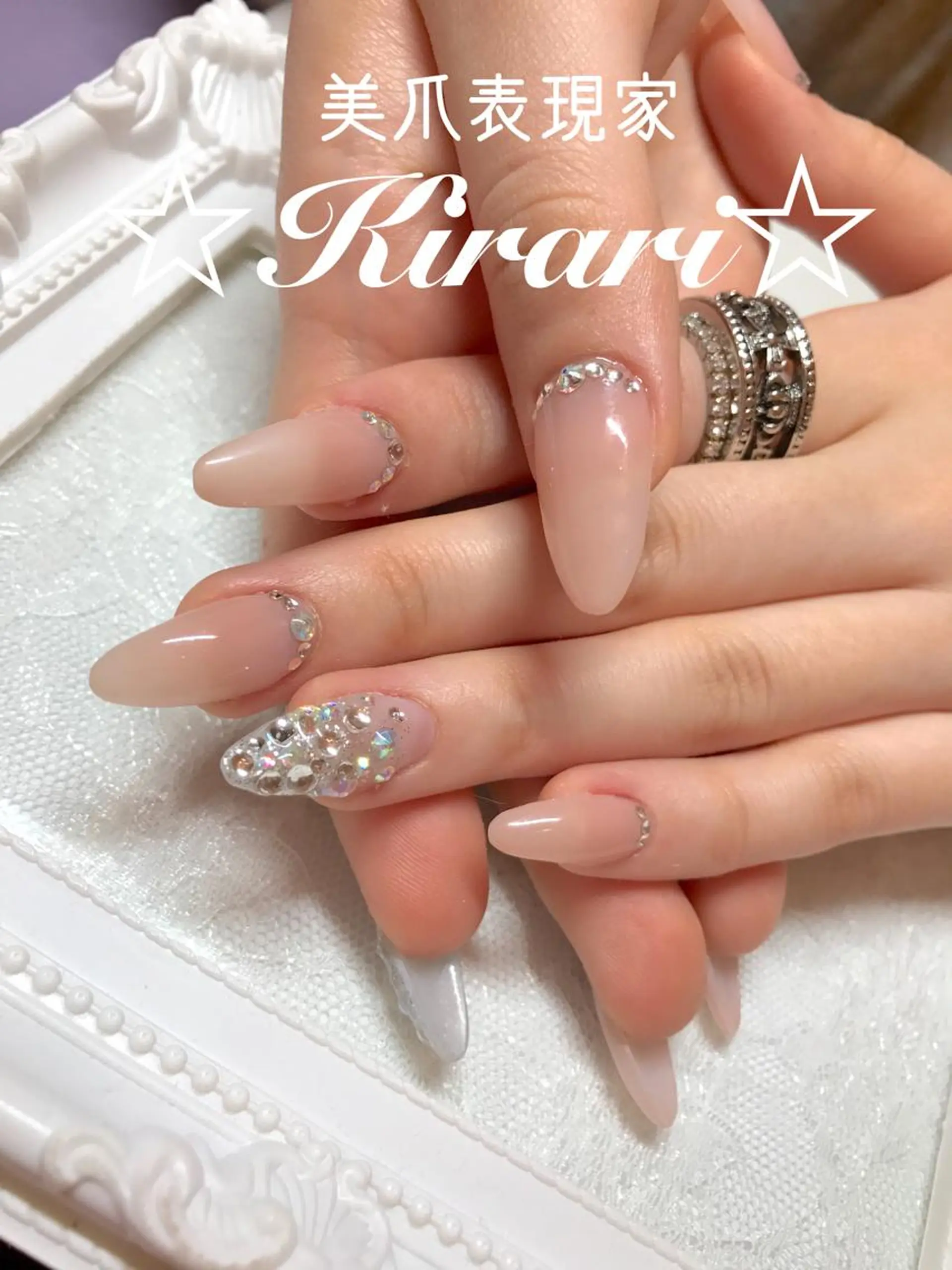 ネイル キラキラネイル スカルプネイル Nail &Beauty Salon ☆Kirari☆所属・ビューティサロン ☆Kirari☆のネイルデザイン