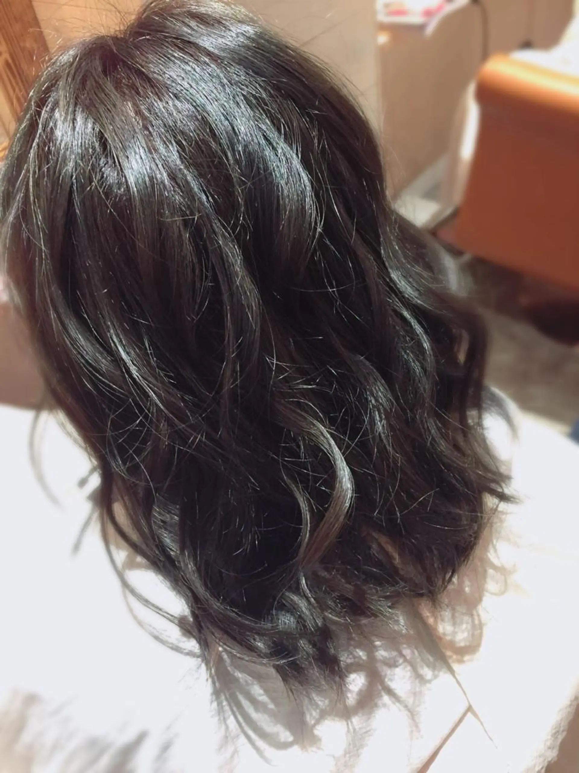 セミロング カラー 髪質改善×矯正🫧 韓国ヘアasamiのヘアスタイル